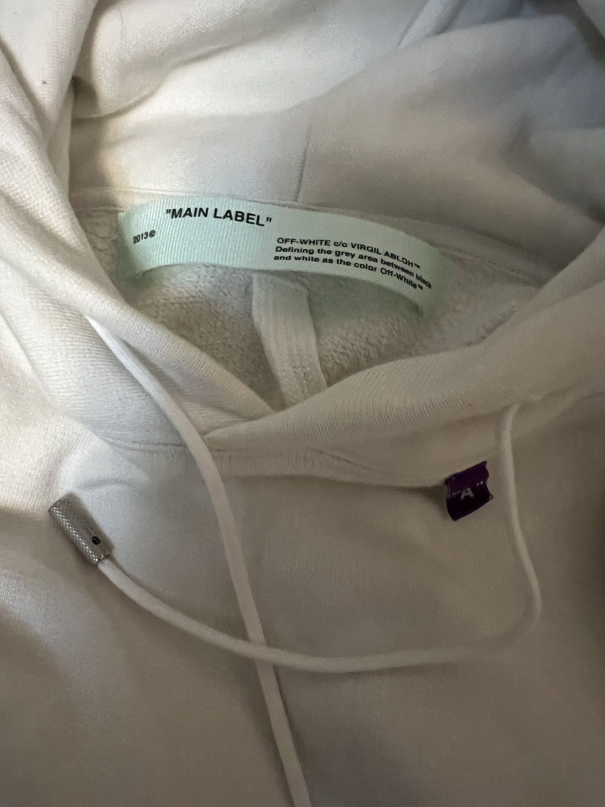 Off-White Off White Cream Hoodie Size US XS / EU 42 / 0 - 5 Thumbnail