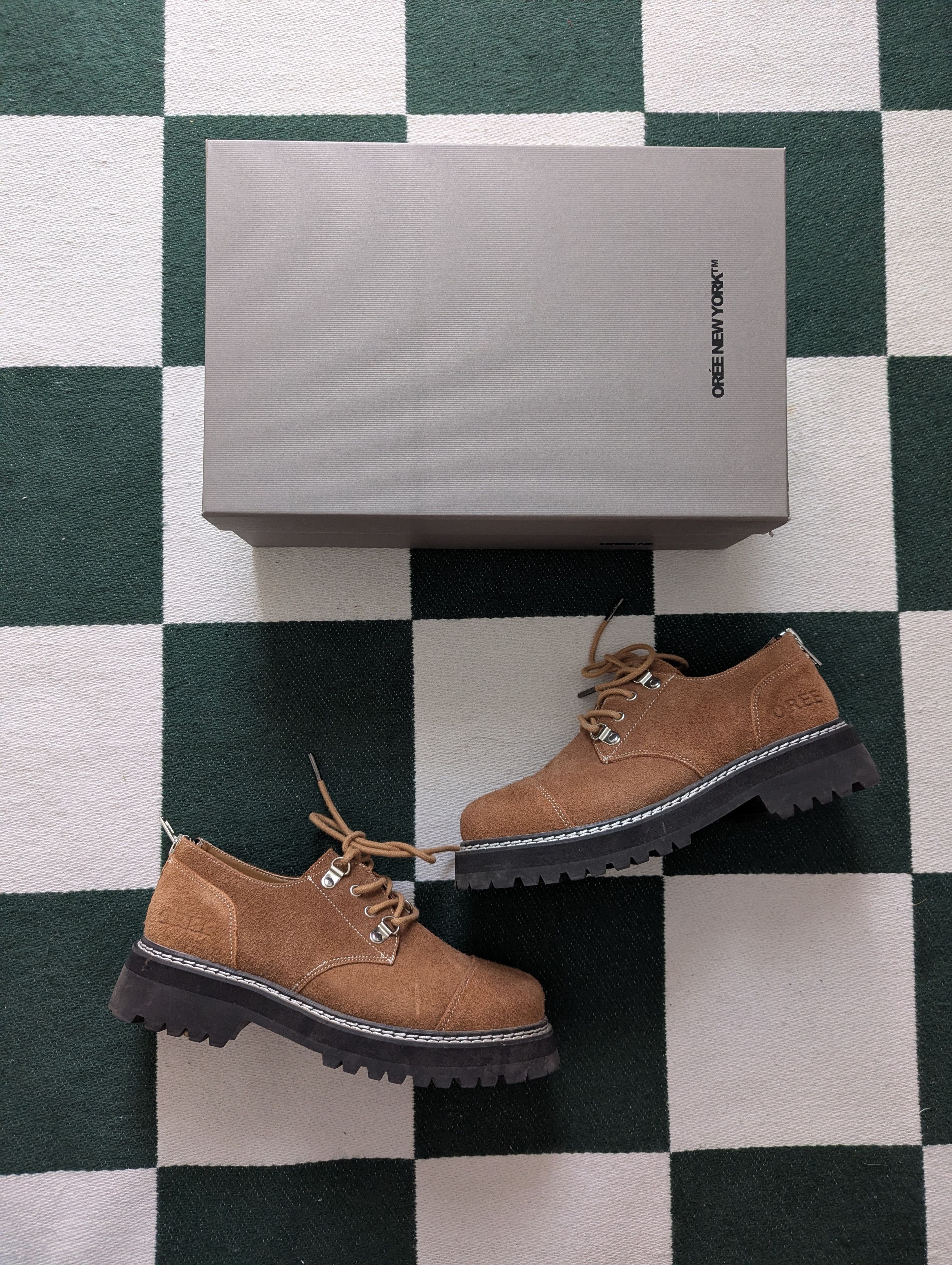 靴 oree New York Derby shoes 27cm Stelvio Derby | oreenewyork