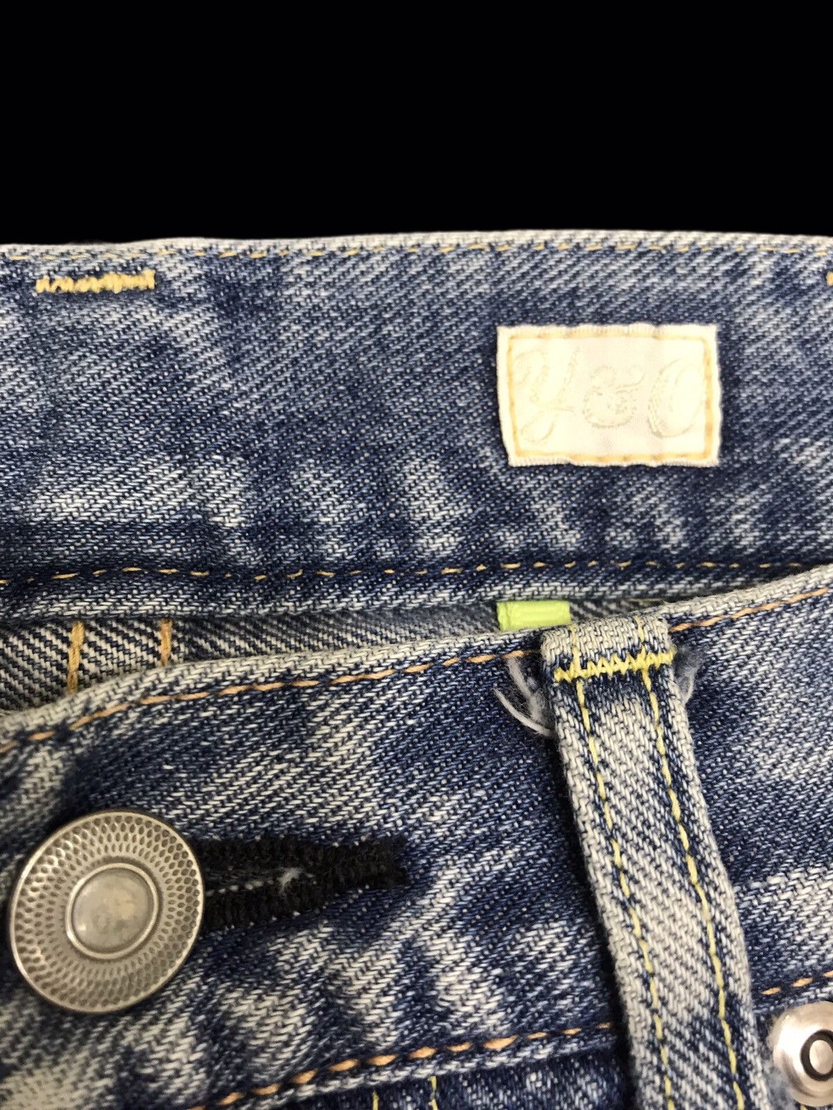 Japanese Brand 💥90s Style💥YOUNG&OLSEN LIGHT WASH SELVEDGE DENIM F381 Size US 28 / EU 44 - 10 Thumbnail