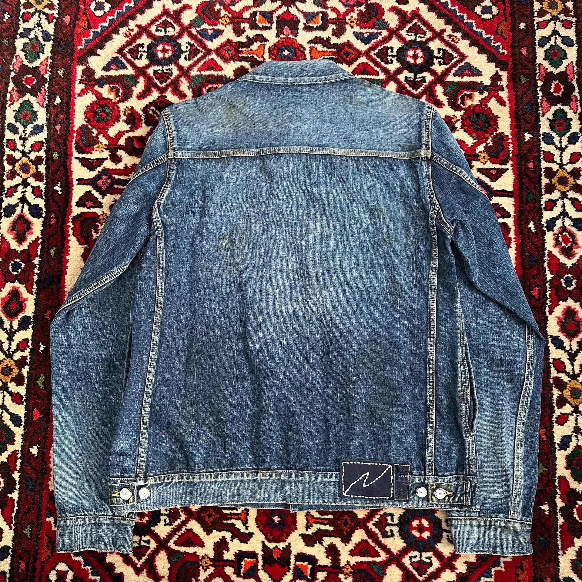 Visvim Visvim 19aw 1000dry Oil Stain Denim Jacket Size 4 Size US XL / EU 56 / 4 - 3 Thumbnail