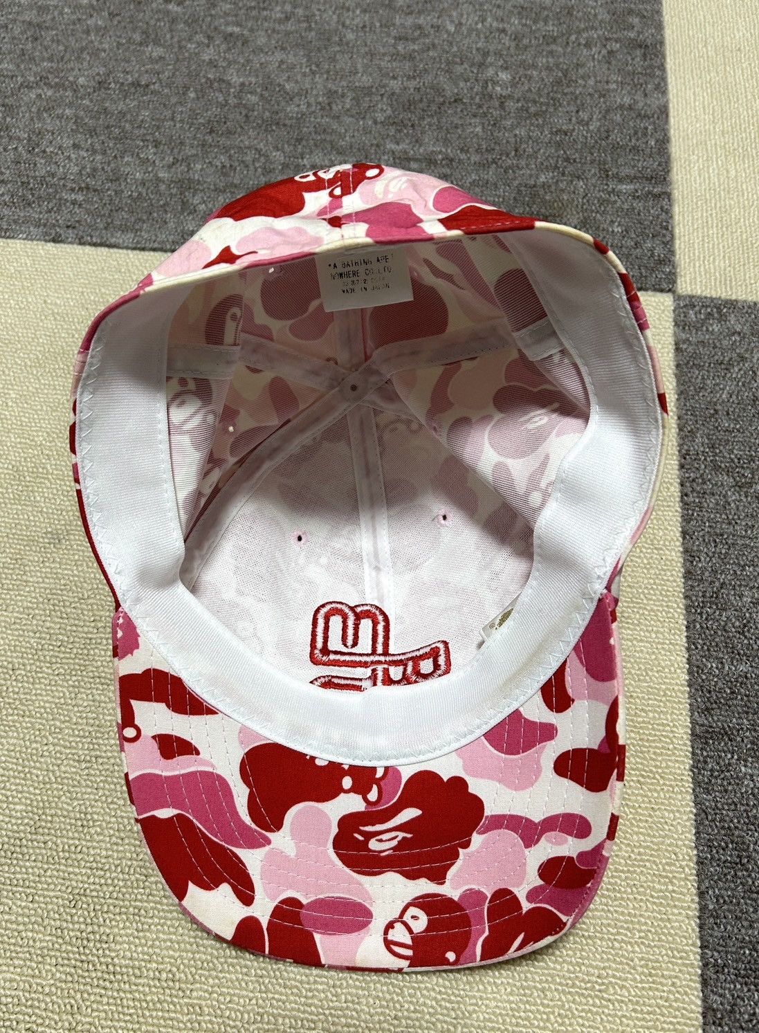 Bape OG Bape Pink Baby Milo Camo Hat Size ONE SIZE - 6 Thumbnail