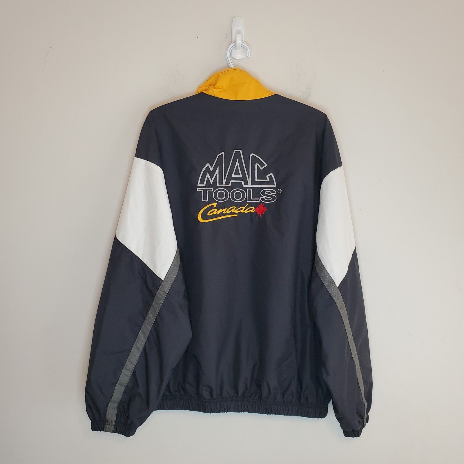 Vintage Vintage 90s Mac Tools windbreaker jacket gray size XL Size US XL / EU 56 / 4 - 2 Thumbnail