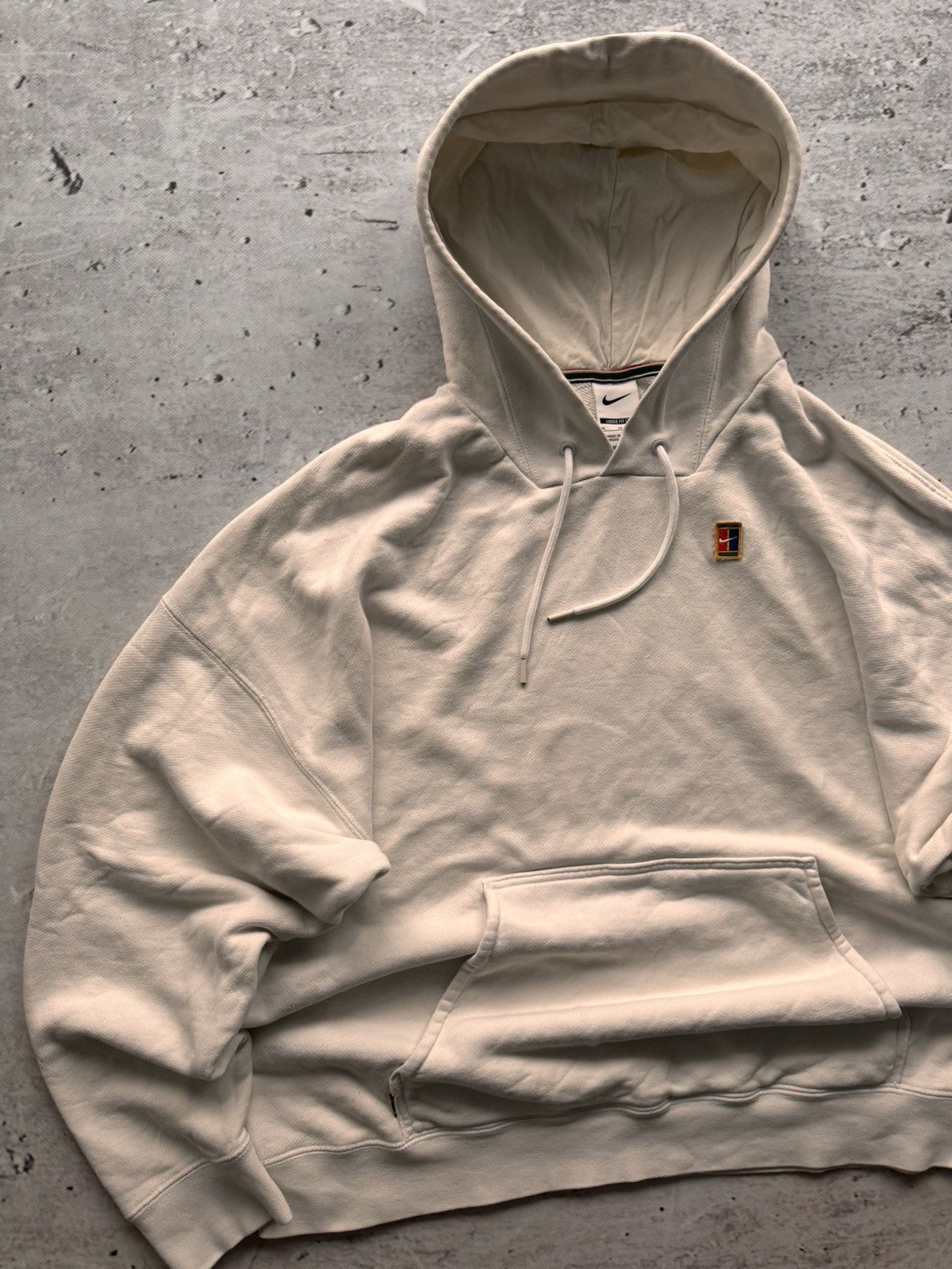Nike × Vintage NIKE VINTAGE CENTER LOGO OVERSIZE BOXY HOODIE Size US XL / EU 56 / 4 - 2 Thumbnail