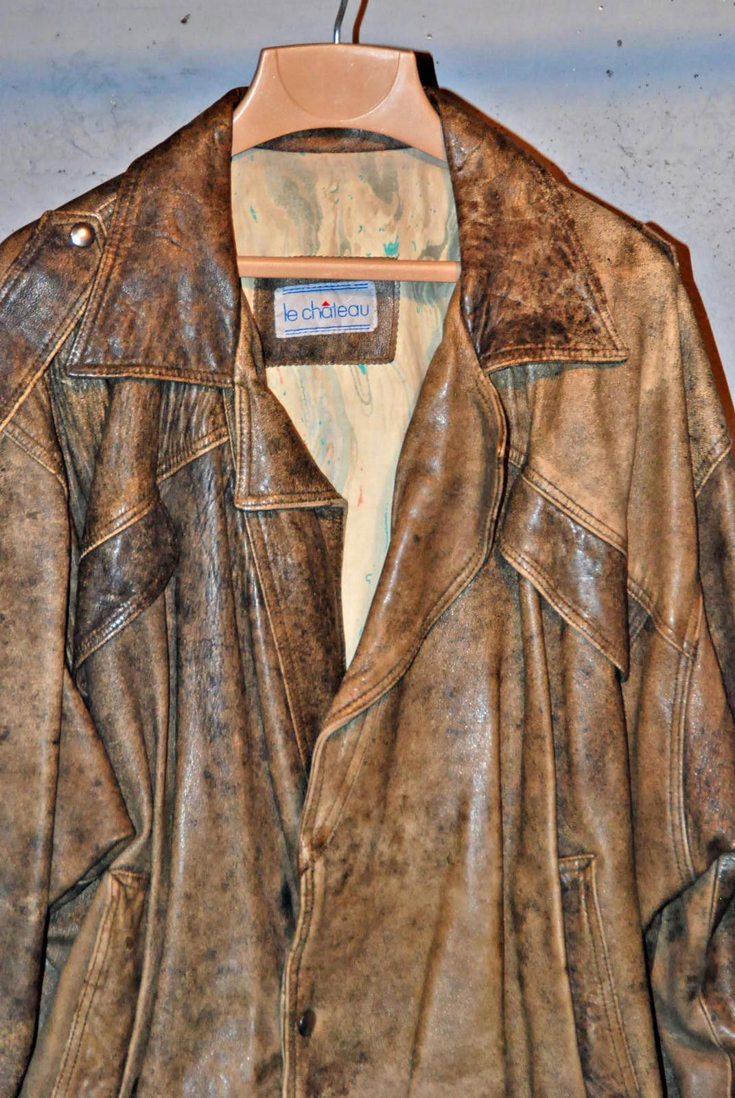 Designer La Chateau Lether jacket Size ONE SIZE - 2 Thumbnail