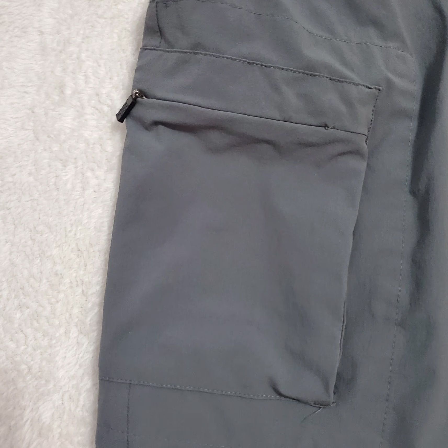 Mountain Hardwear VINTAGE Mountain Hardwear Pants Women 12 Short Gray Yuma Cargo Nylon Stretch Outdoor Size 34" / US 12 / IT 48 - 6 Thumbnail