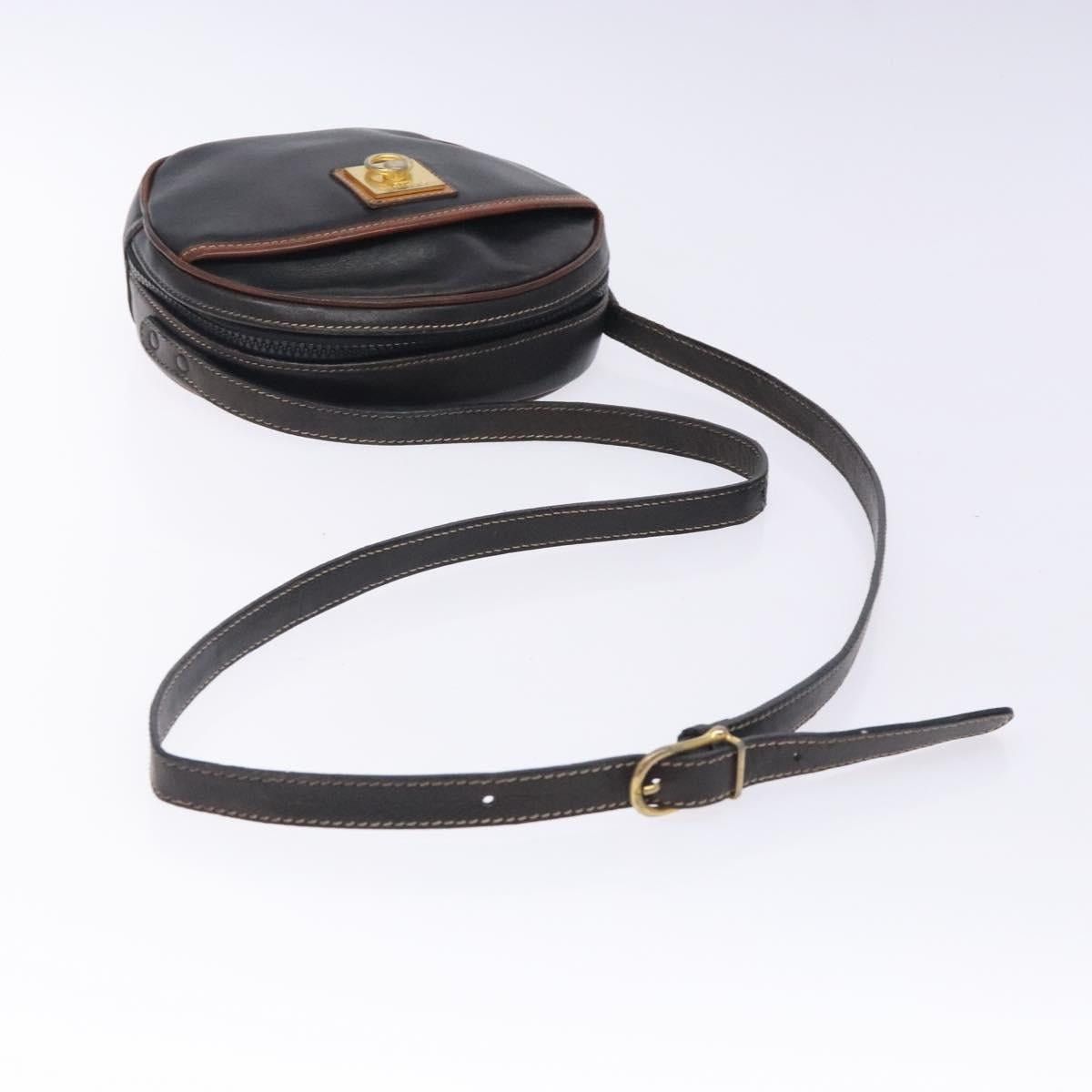 Celine CELINE Shoulder Bag Leather Black Gold Size ONE SIZE - 7 Thumbnail