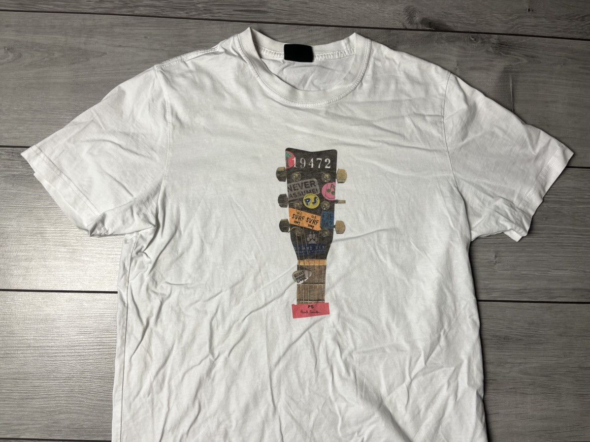 Paul Smith Paul Smith Guitar logo Tshirt size XLarge Size US XL / EU 56 / 4 - 3 Thumbnail