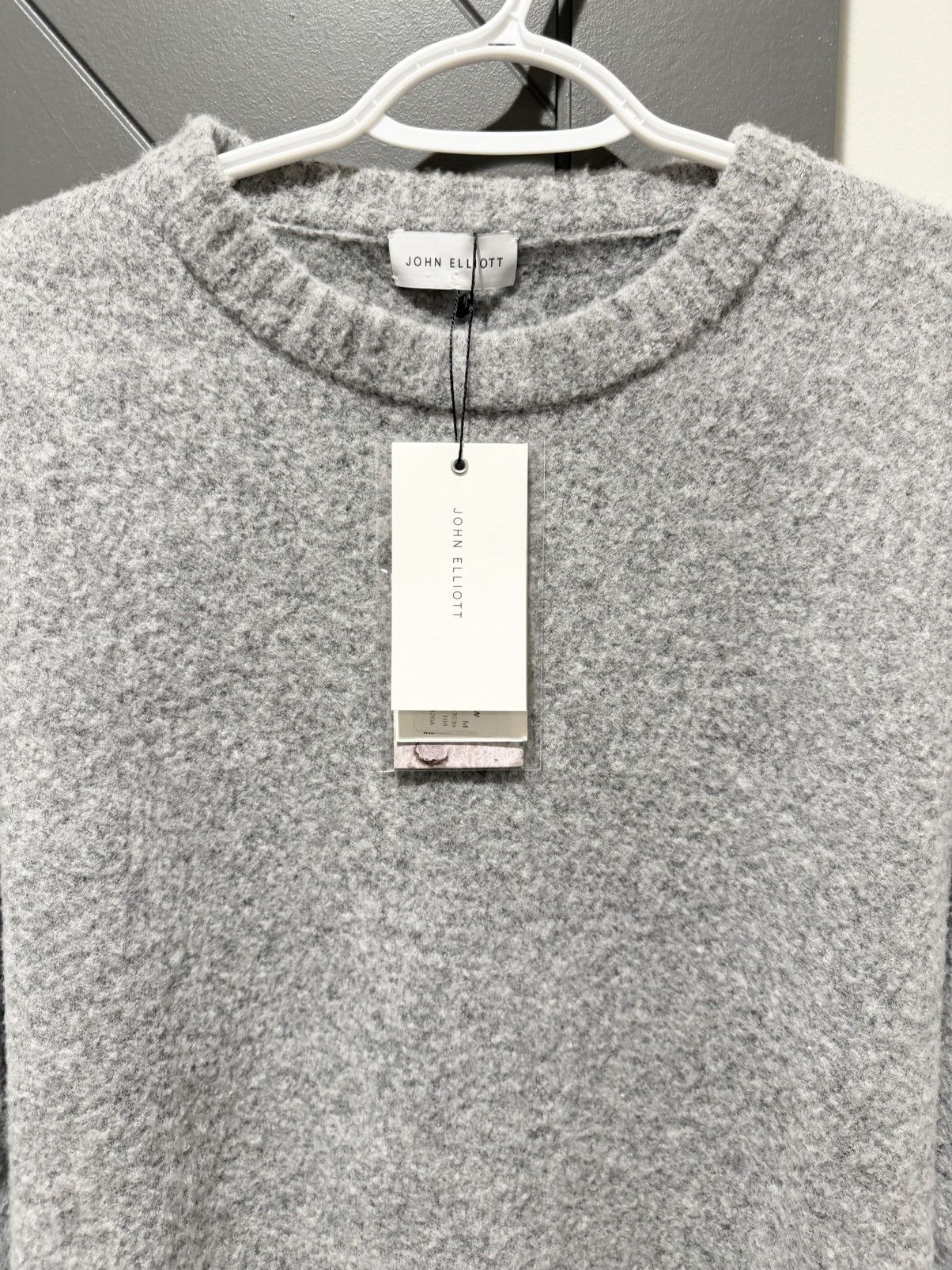 John Elliott Wool Powder Knit Crewneck Size US M / EU 48-50 / 2 - 3 Thumbnail
