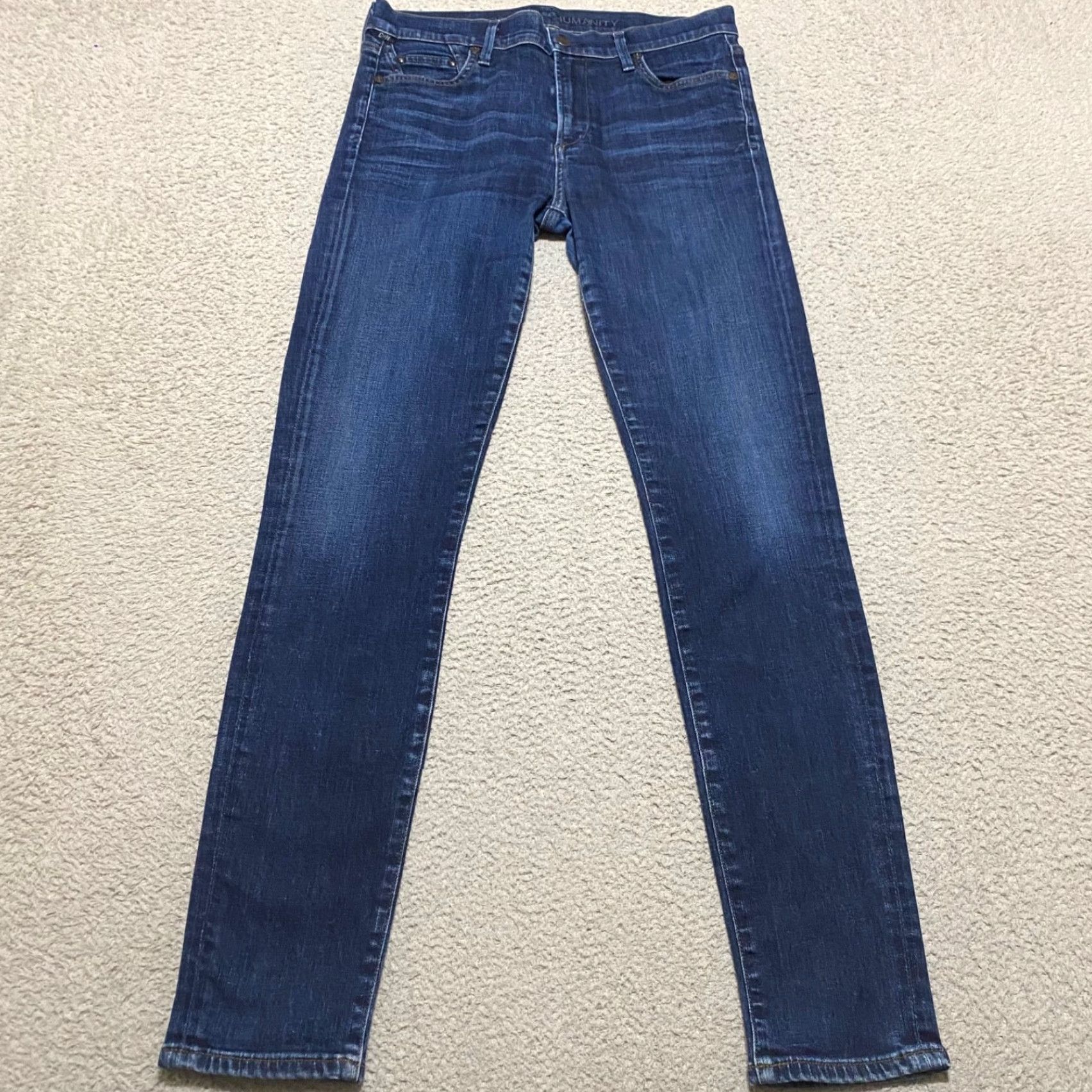 Citizens Of Humanity Citizens of Humanity Jeans Womens sz 29 Blue Denim Rocket High Rise Skinny Size 29" - 2 Thumbnail