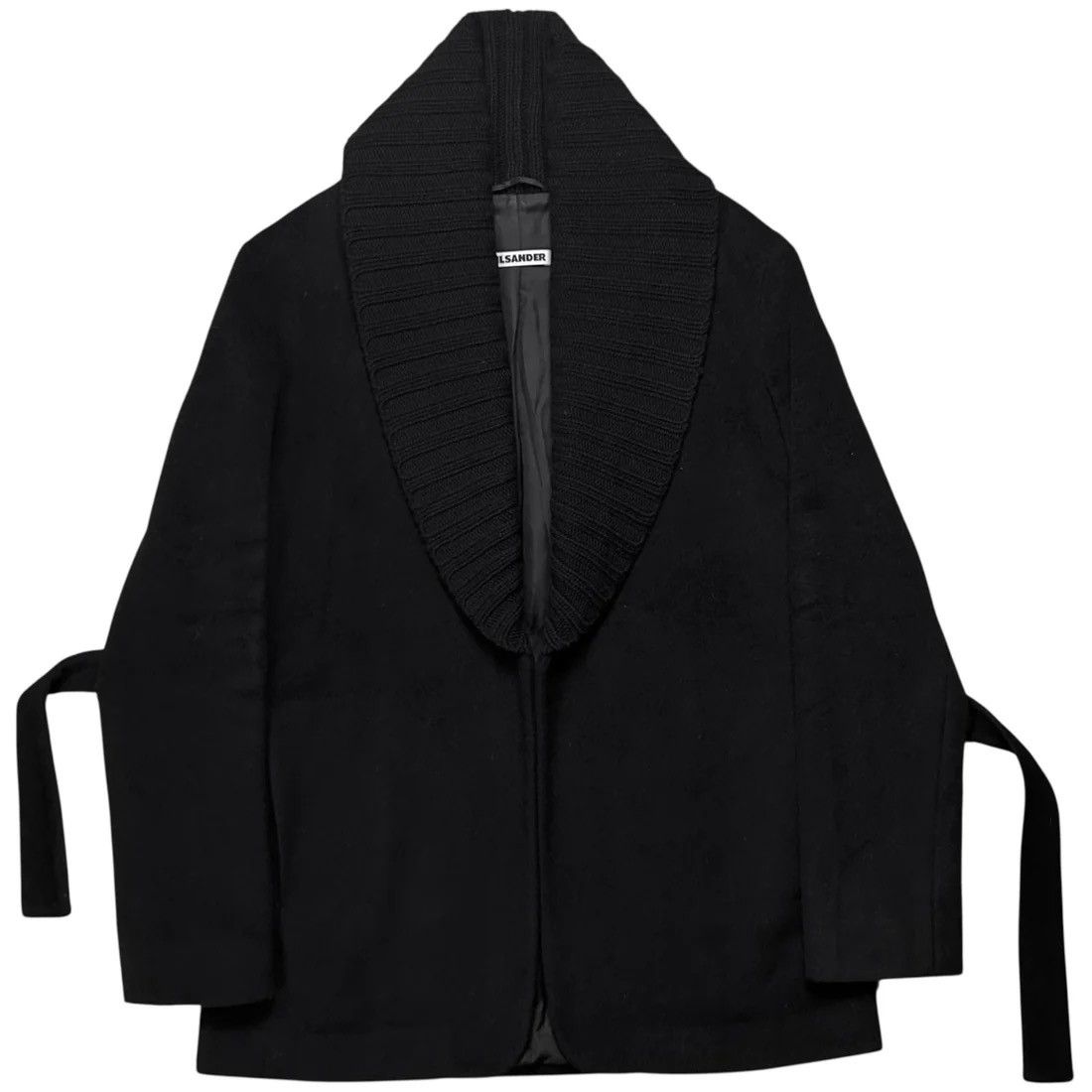 Jil Sander Jil Sander Belted Shawl Collar Jacket - AW02 Size US S / EU 44-46 / 1 - 1 Thumbnail