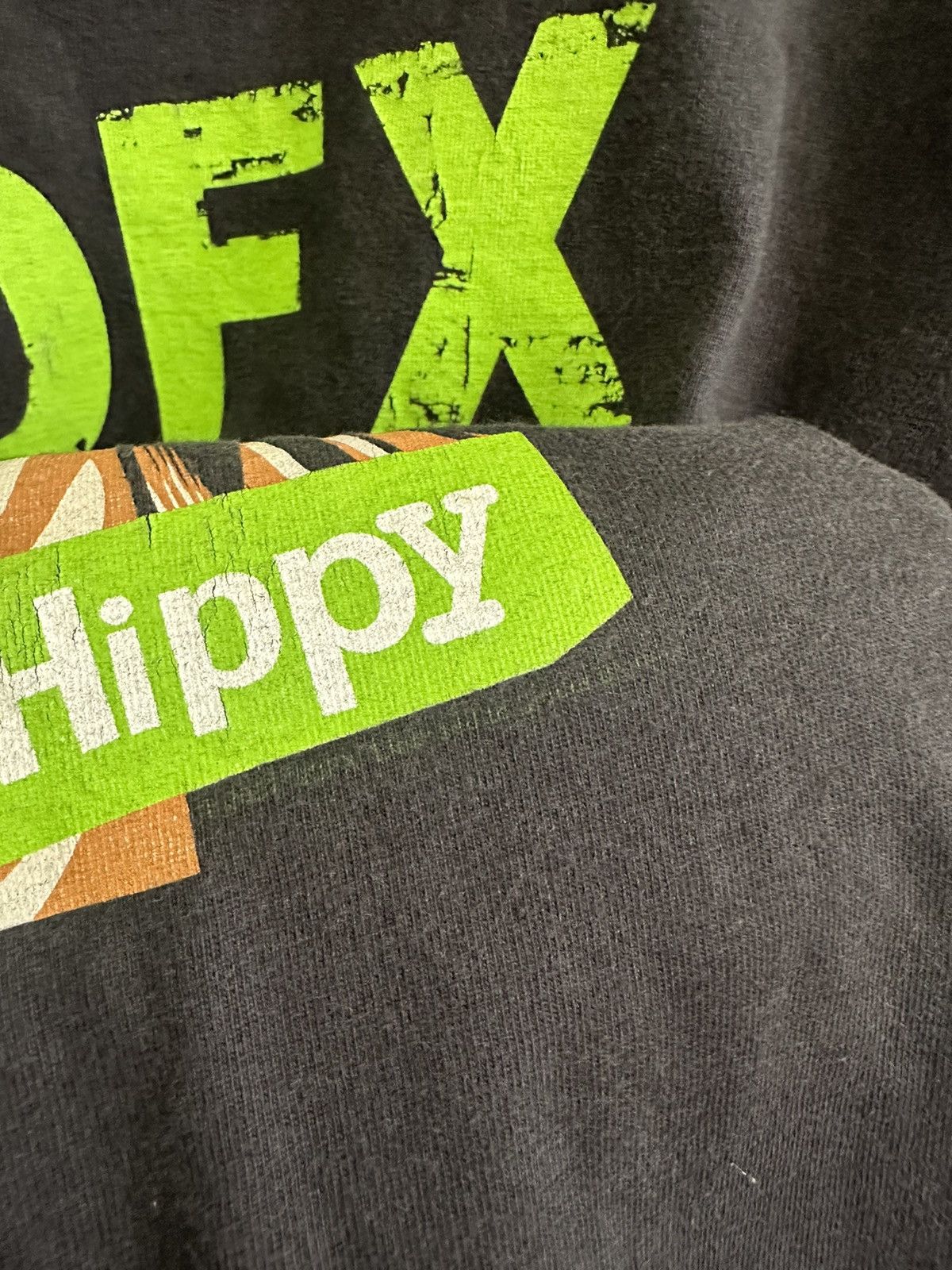 Band Tees × Vintage Vintage NOFX 2007 Never Trust A Hippy Rock Band tees Size US L / EU 52-54 / 3 - 3 Thumbnail