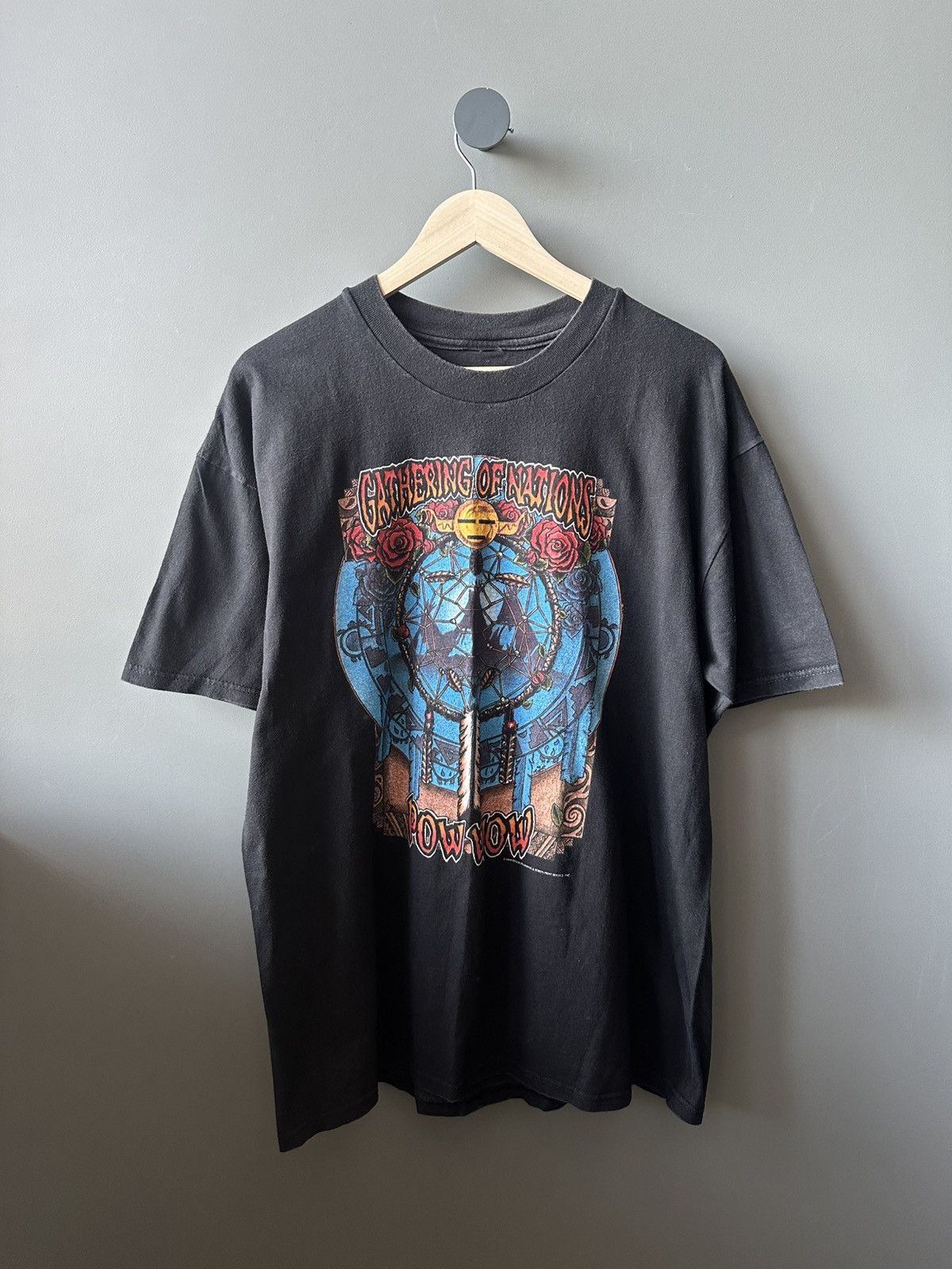 Other Vintage 1998 Gathering of Nations Pow Pow Graphic Tee Size US L / EU 52-54 / 3 - 1 Thumbnail