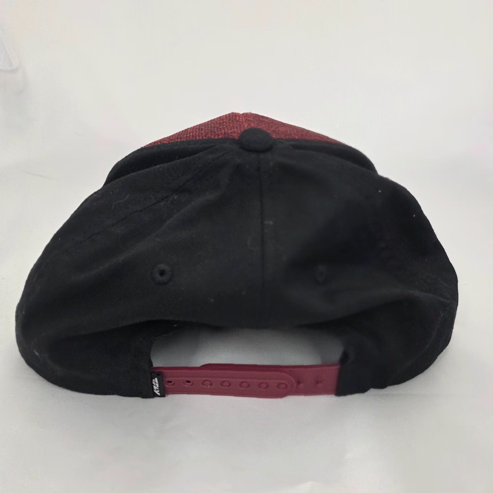 Vintage VINTAGE Fly Racing Hat Adjustable Snap Back Red/Black Sport Cap Cotton One Size Men Baseball Cap Red Sport Hat Mens Size ONE SIZE - 3 Thumbnail