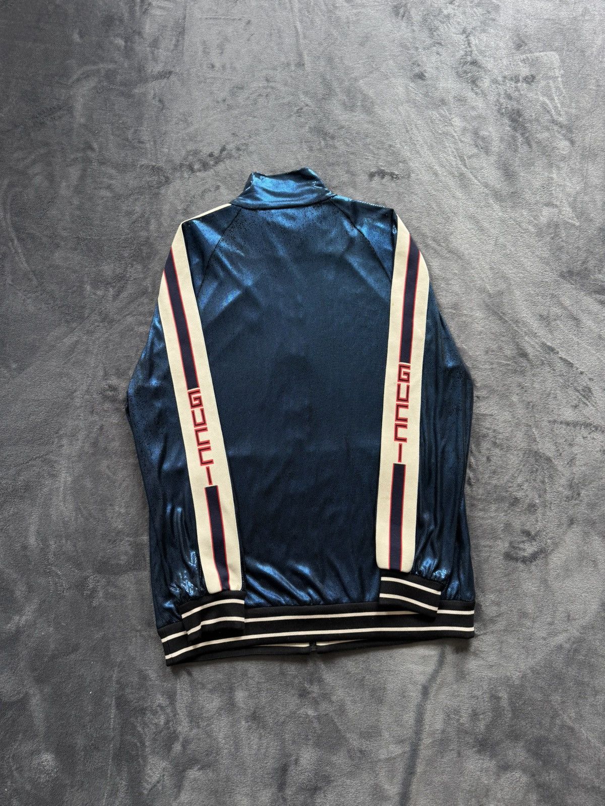 Gucci Gucci Logo Striped Track Jacket Size S / US 4 / IT 40 - 2 Thumbnail