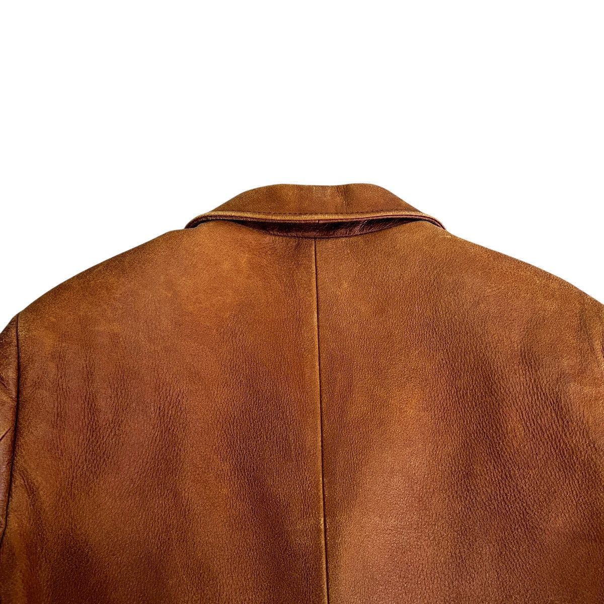 Dolce & Gabbana DOLCE & GABBANA 2002AW Vintage Leather Tailored Coat 46 Size US M / EU 48-50 / 2 - 12 Thumbnail
