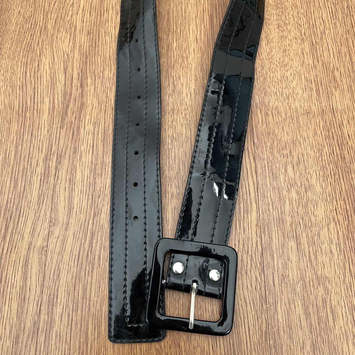 Designer × Japanese Brand Black shining punk belt Size ONE SIZE - 2 Thumbnail