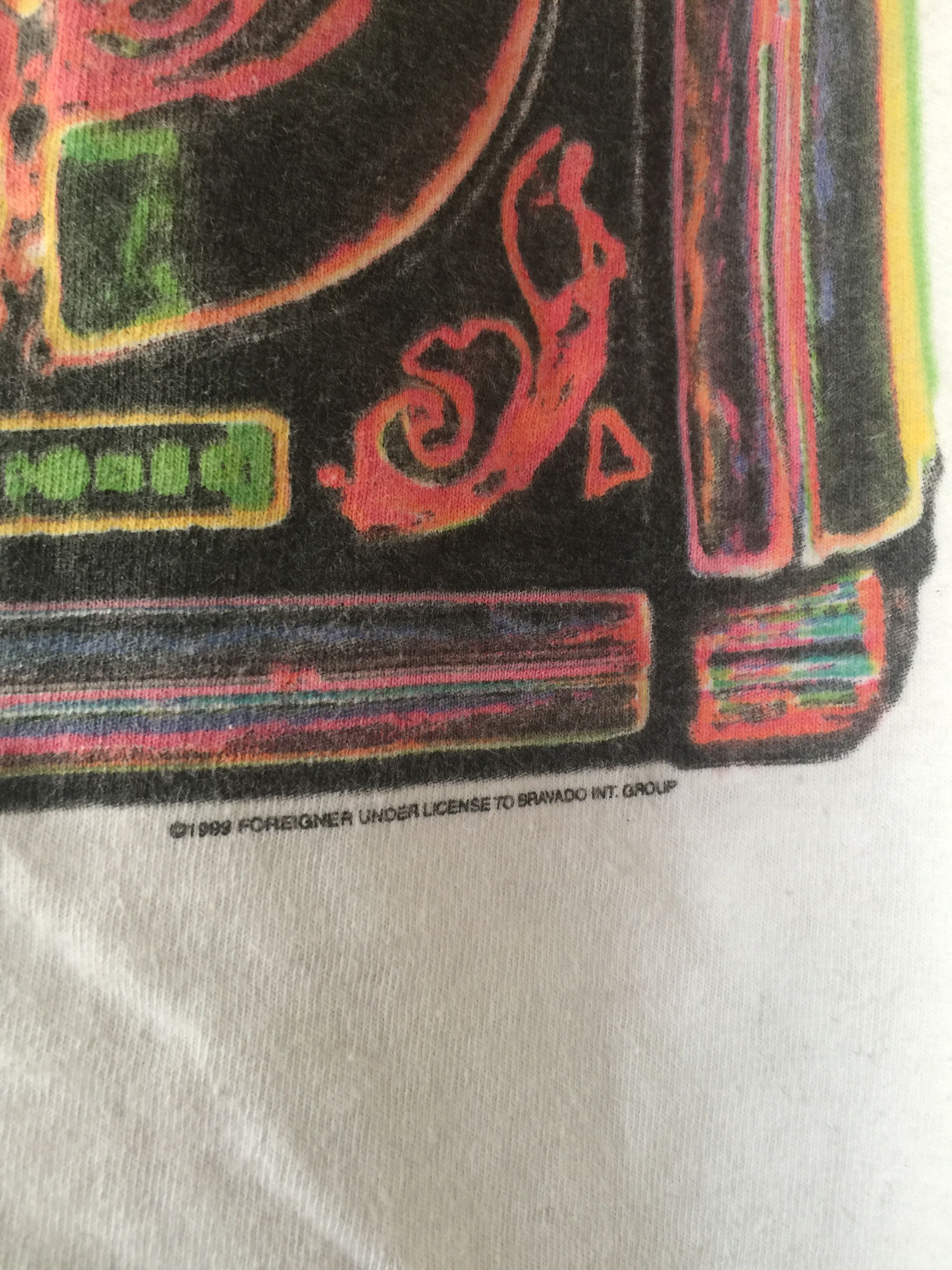 Band Tees × Vintage Vintage 90s Foreigner Band Juke Box Hero Tee Size US L / EU 52-54 / 3 - 3 Thumbnail