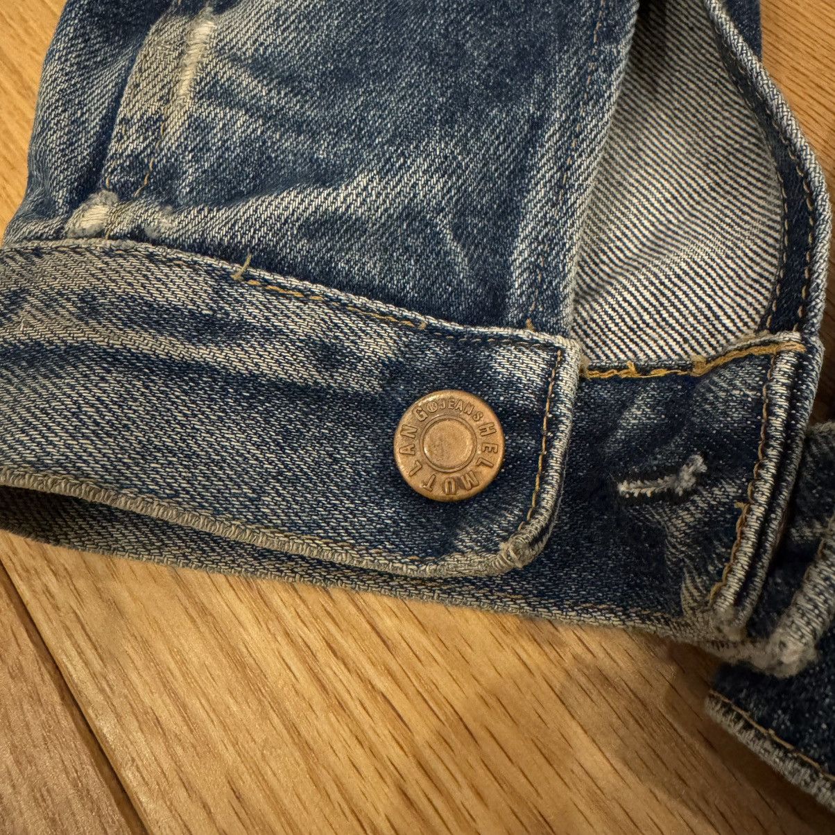 Helmut Lang Helmut Lang S/S 1996 Cock Ring Denim Jacket Size US M / EU 48-50 / 2 - 5 Thumbnail