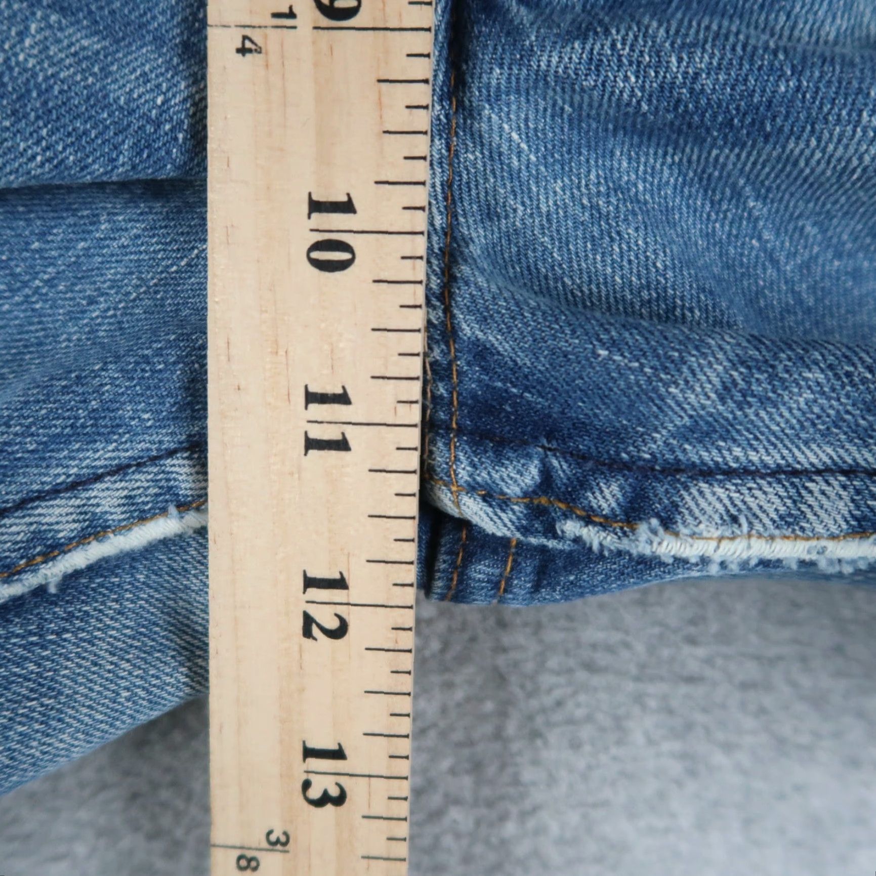 Levi's VINTAGE Levi's 646 Orange Tab Bellbottom Flare Jeans 31x23 Denim Blue 80s Mens Regular Size US 31 - 7 Thumbnail