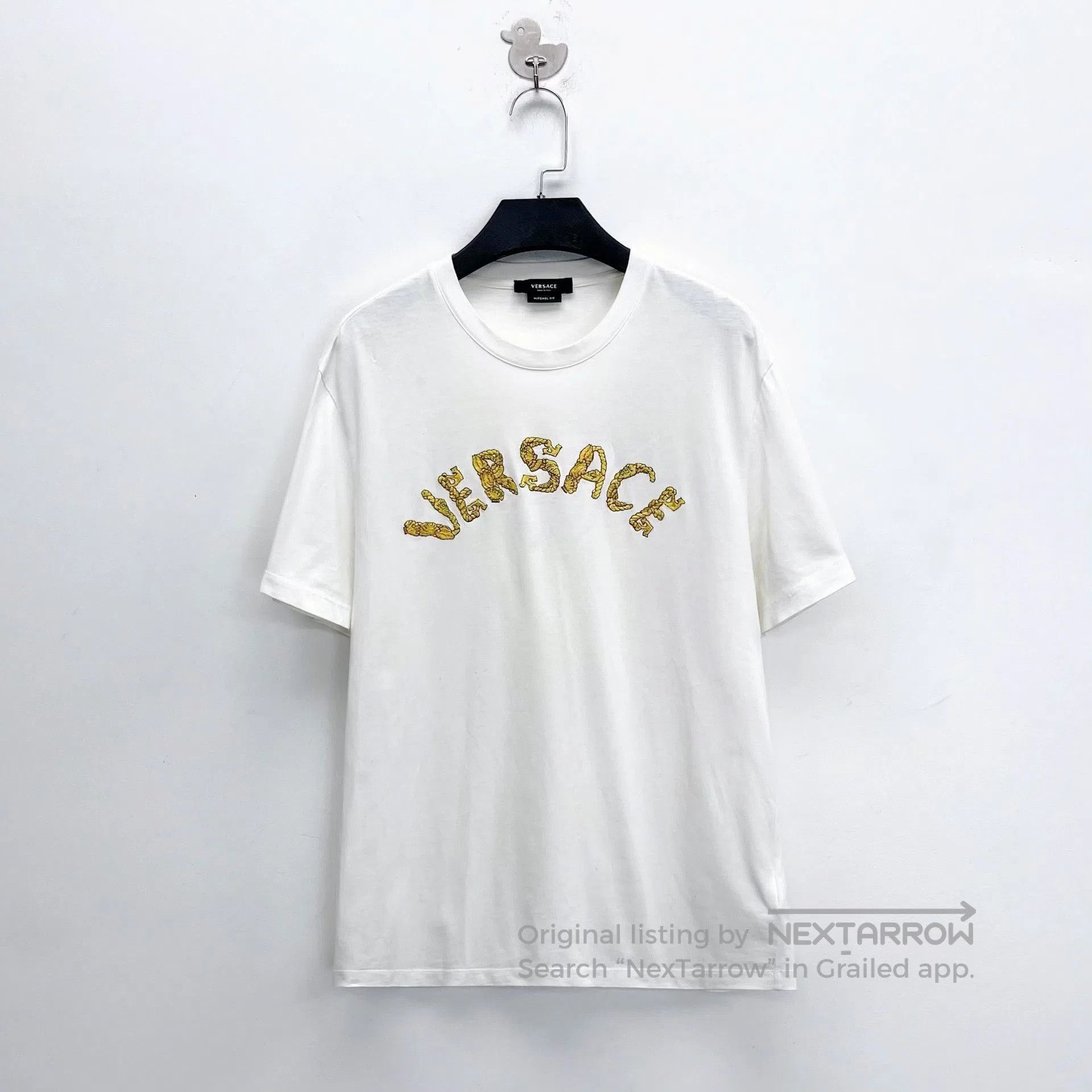 Versace Versace Baroque Embroidered Logo Short Sleeve. Size US M / EU 48-50 / 2 - 1 Thumbnail