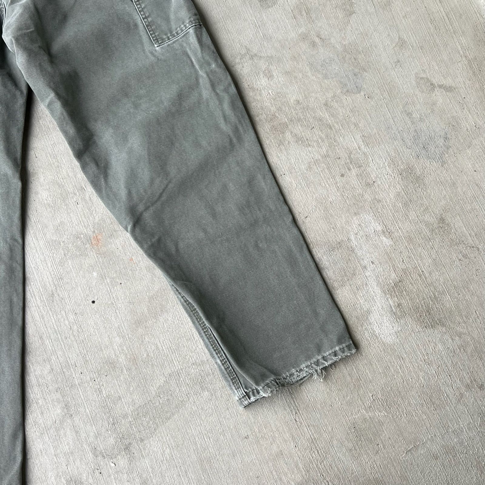 Carhartt × Vintage Carhartt MOS green double knee work wear carpenter pants Size US 35 - 11 Thumbnail