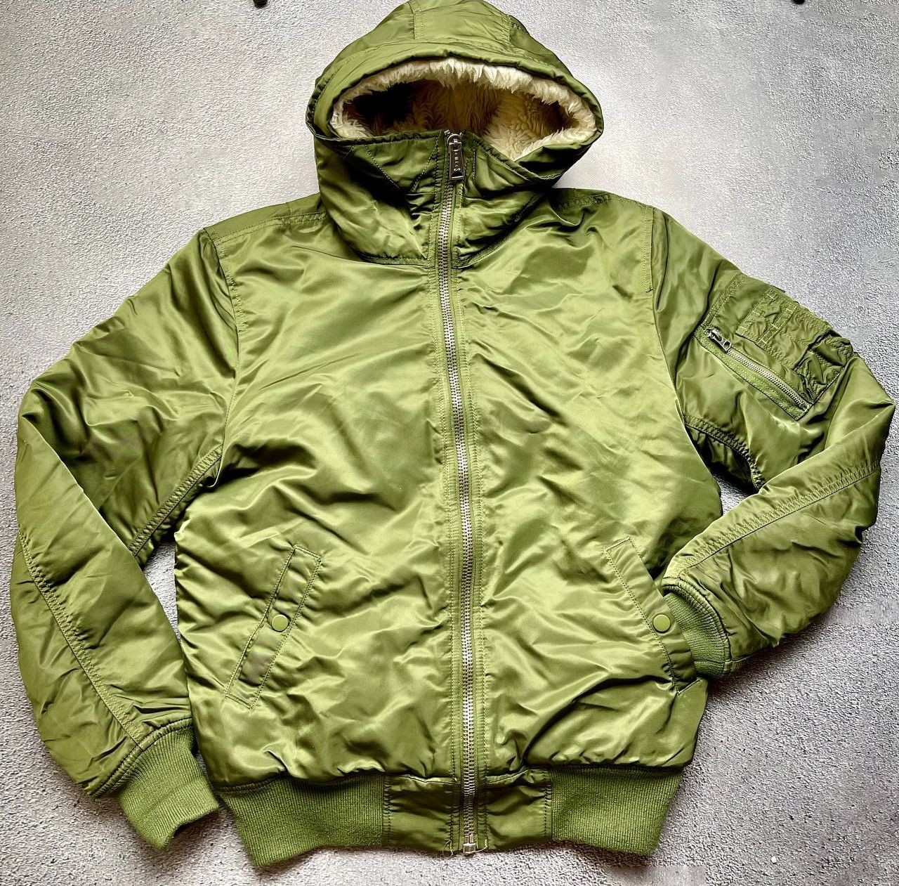 Vintage Alpha Industries N-2B Hooded Bomber Jacket