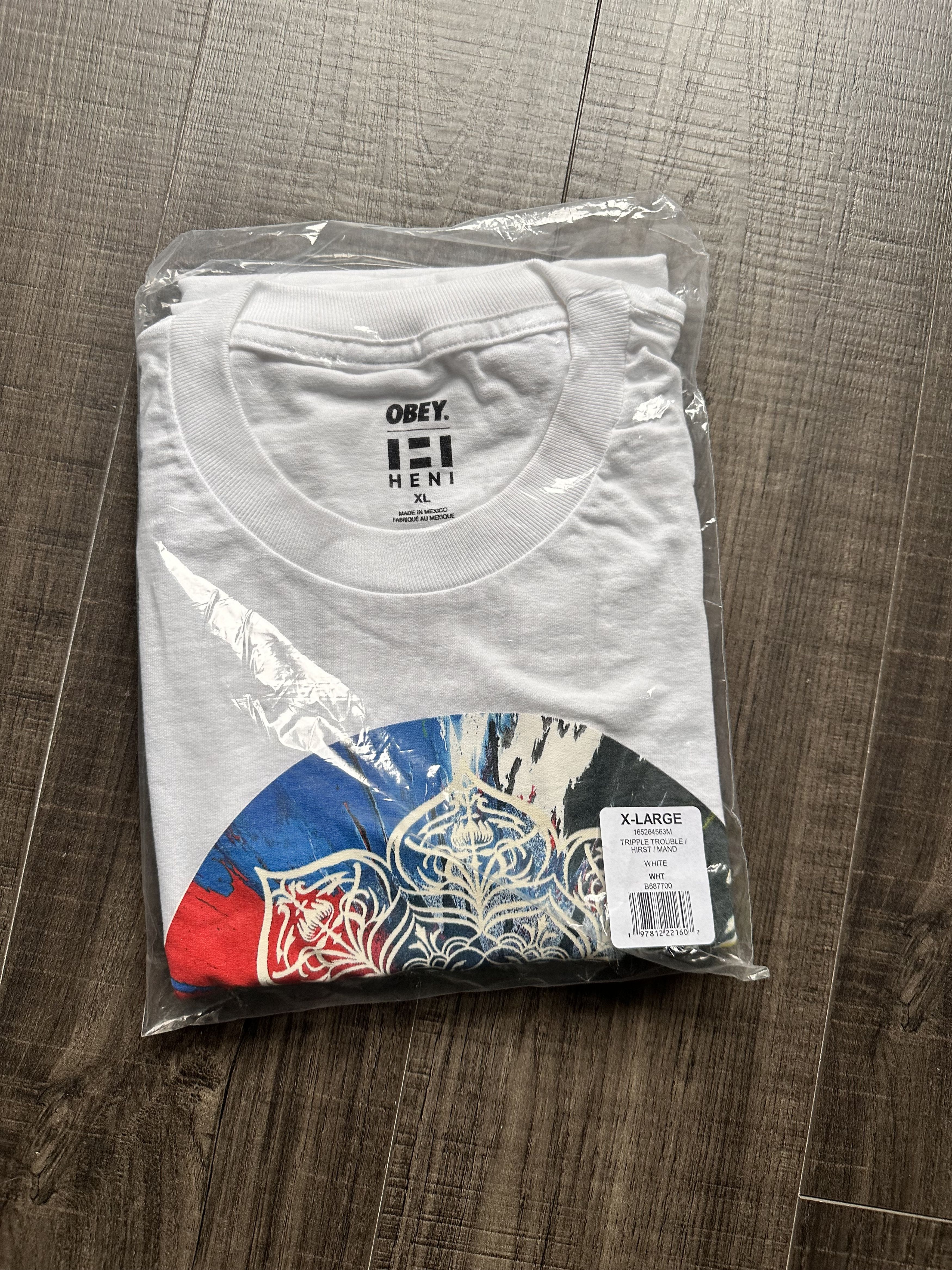 Obey × Shepard Fairey OBEY x DAMIEN HIRST Mandala Tee XL Size US XL / EU 56 / 4 - 3 Thumbnail