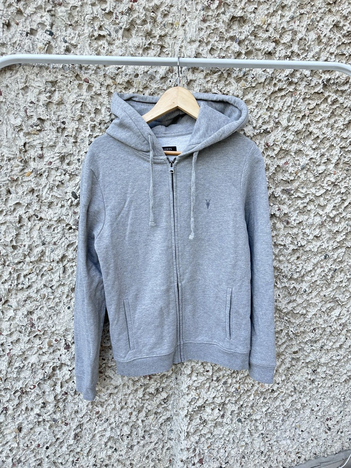 Allsaints All Saints grey zip hoodie Size US M / EU 48-50 / 2 - 1 Thumbnail
