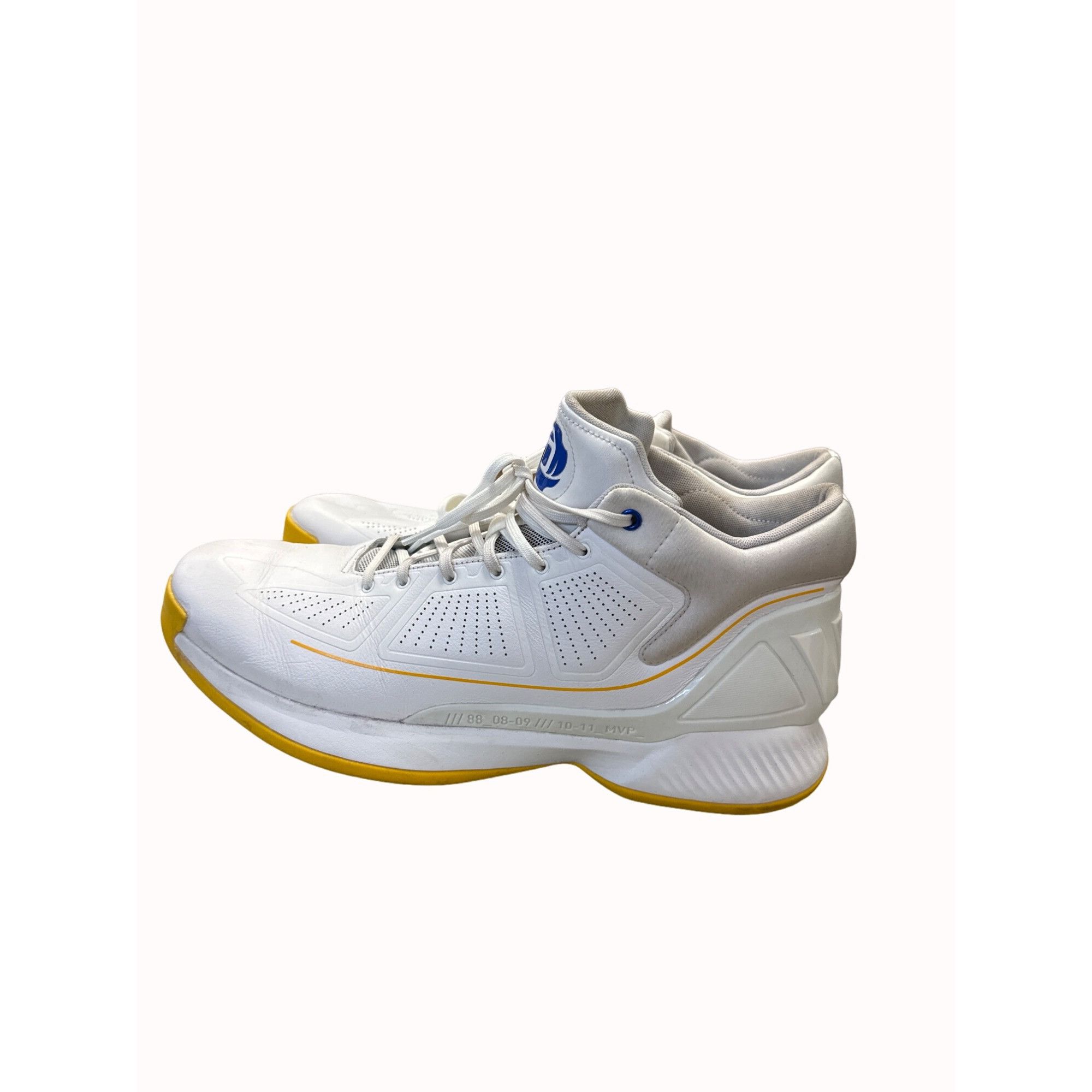 Adidas Adidas F36777 RARE Derrick Rose 10 MVP white shoes sneakers Size US 15 / EU 48 - 5 Thumbnail