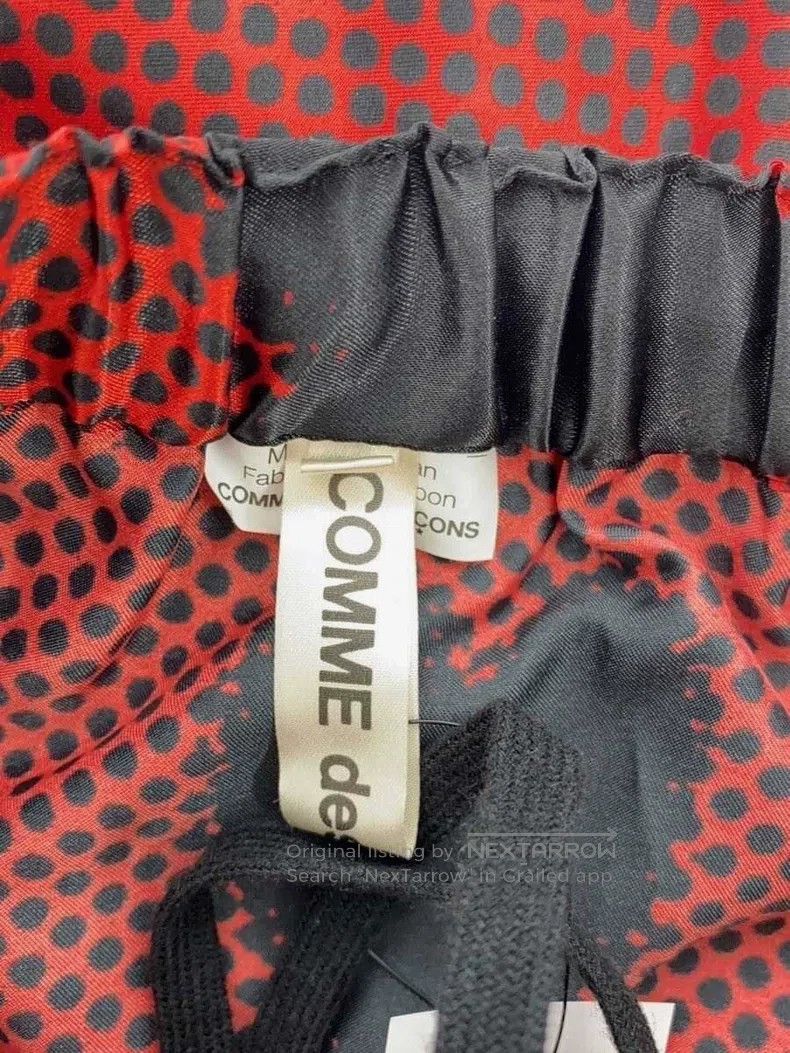 Comme des Garcons Comme Des Garcons size M Red and White Polka Dot Seven-Qua Size 26" / US 2 / IT 38 - 6 Thumbnail