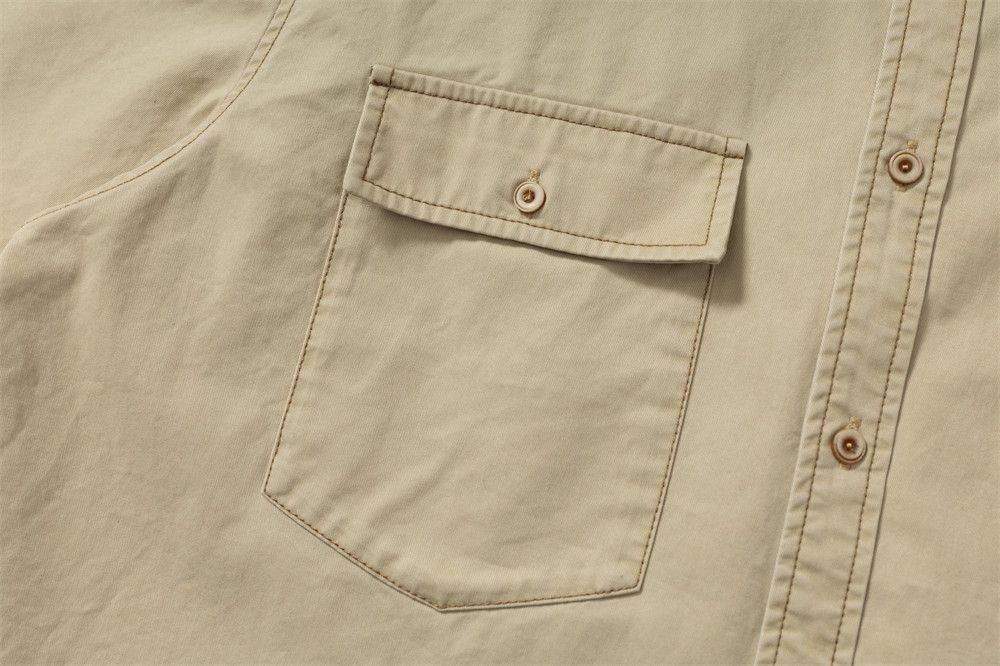Japanese Brand Japanese retro style men's collared loose work shirt Size US M / EU 48-50 / 2 - 4 Thumbnail