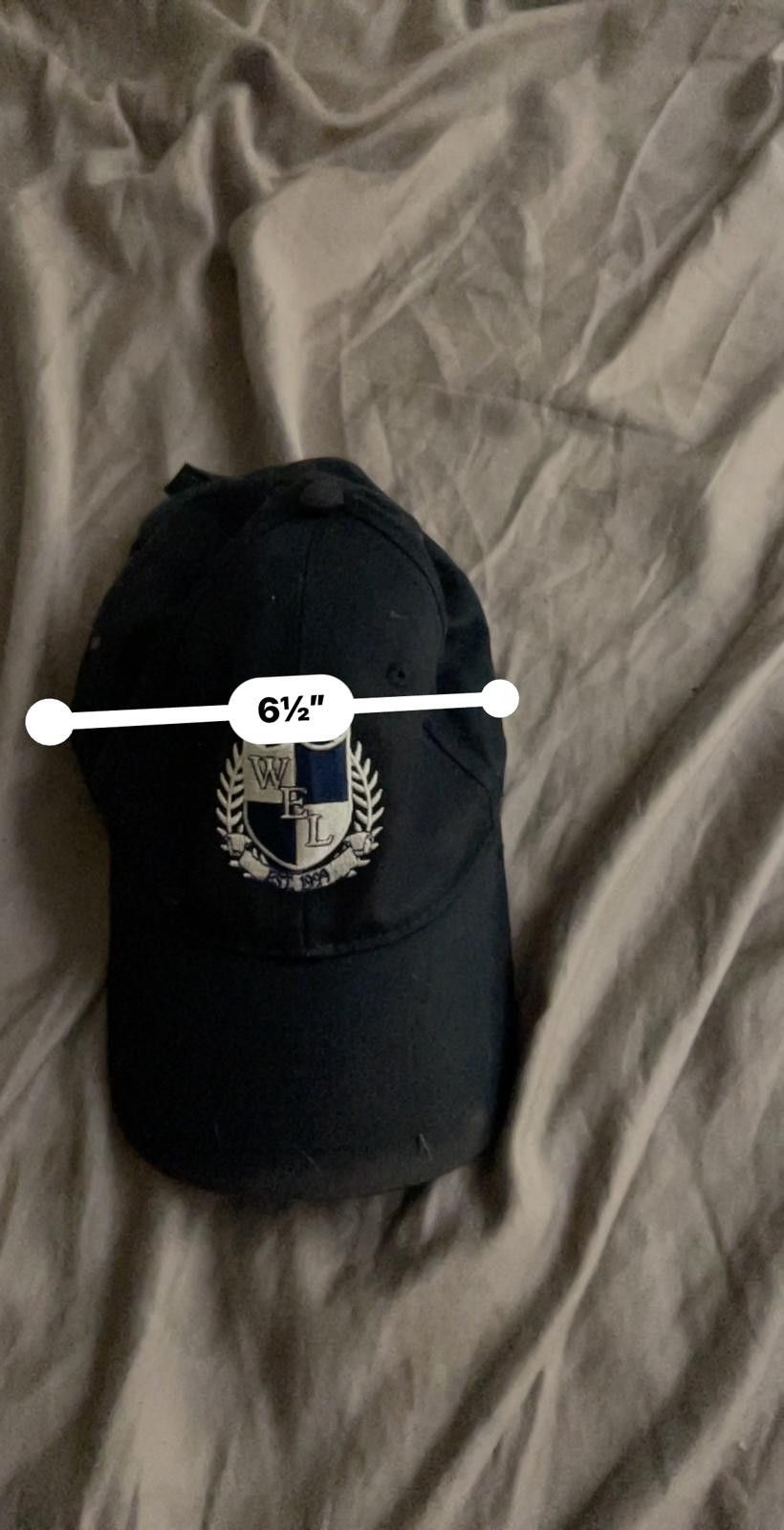 Welcome Skateboards WEL Classic Black Embroidered Baseball Cap Size ONE SIZE - 3 Thumbnail