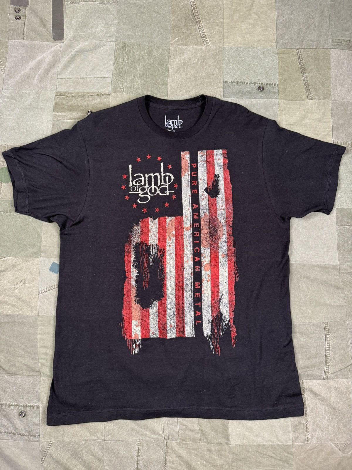 Band Tees Lamb of God “Pure American Metal” Tee Size US XL / EU 56 / 4 - 1 Thumbnail