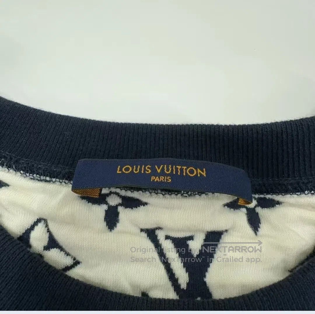 Louis Vuitton blue patterned crew neck sweatshirt from louis vuitton. Size US M / EU 48-50 / 2 - 7 Thumbnail