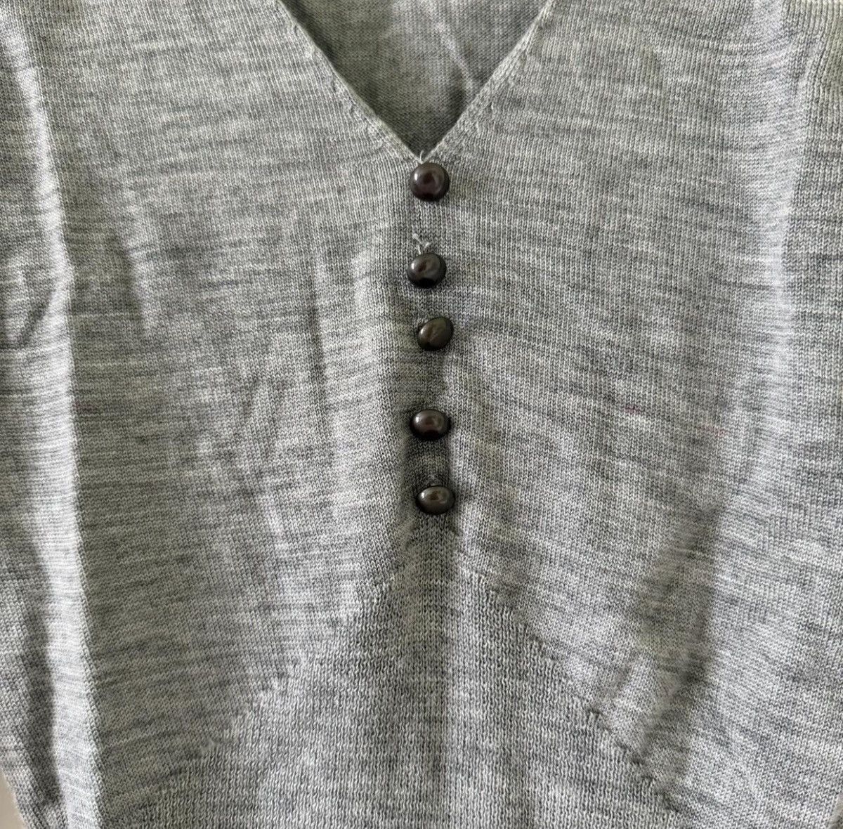 Tornado Mart Tornado Mart Grey long sleeve top Size S / US 4 / IT 40 - 3 Thumbnail