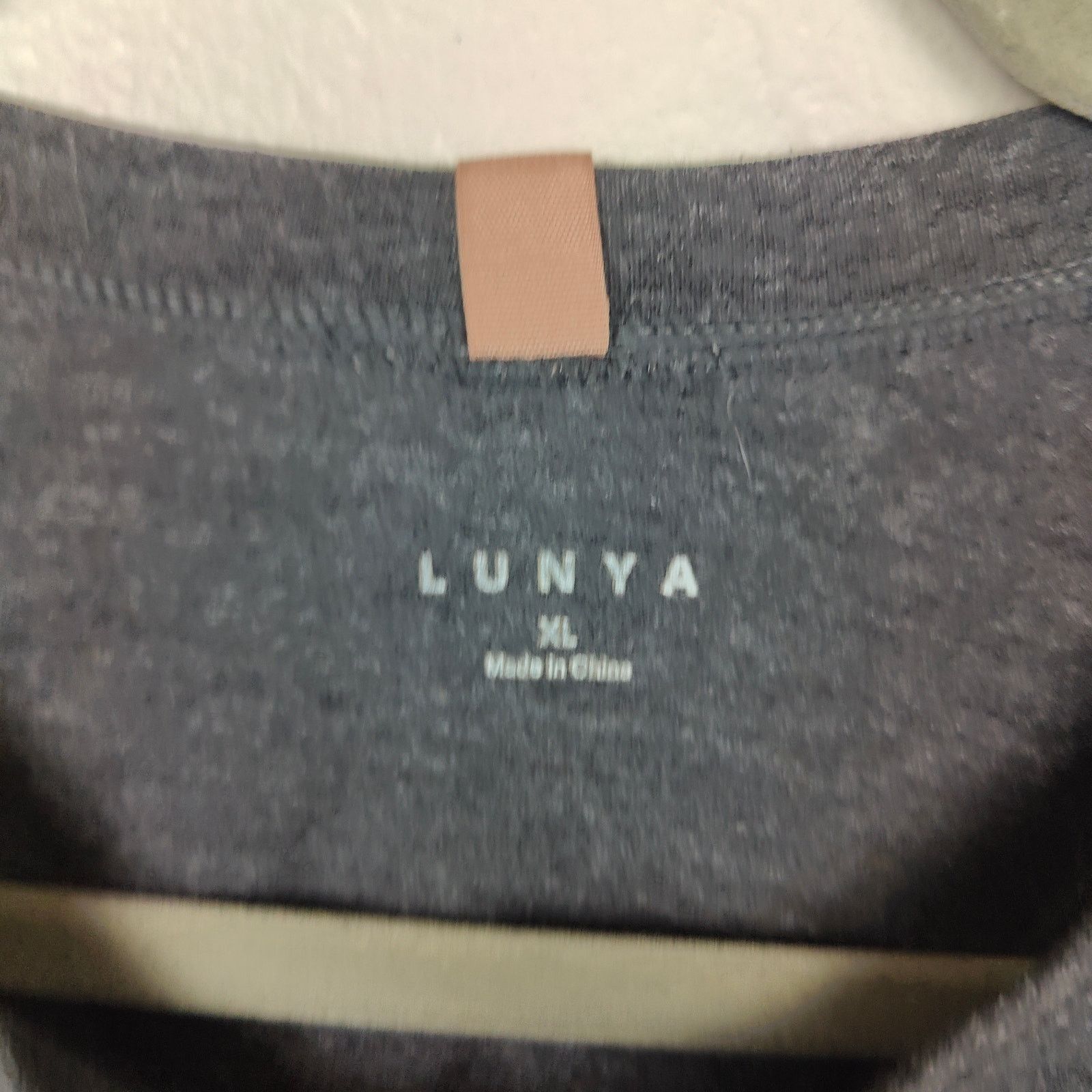 Lunya Lunya Restore Base Long Sleeve Tee Womens XL Charcoal Gray Size XL / US 12-14 / IT 48-50 - 4 Thumbnail