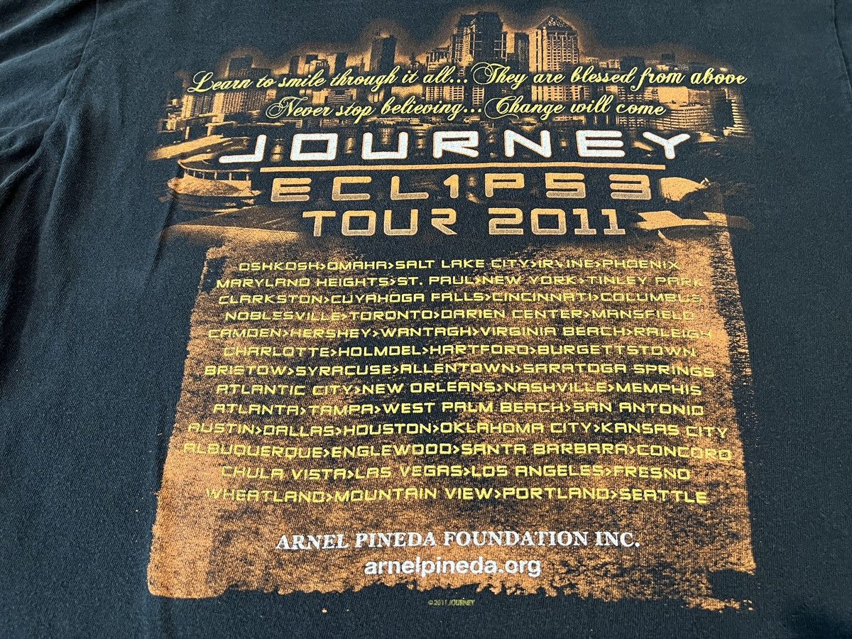 Band Tees × Vintage Journey - City Of Hope - 2011 Tour Double Side T Shirt Size US L / EU 52-54 / 3 - 6 Thumbnail