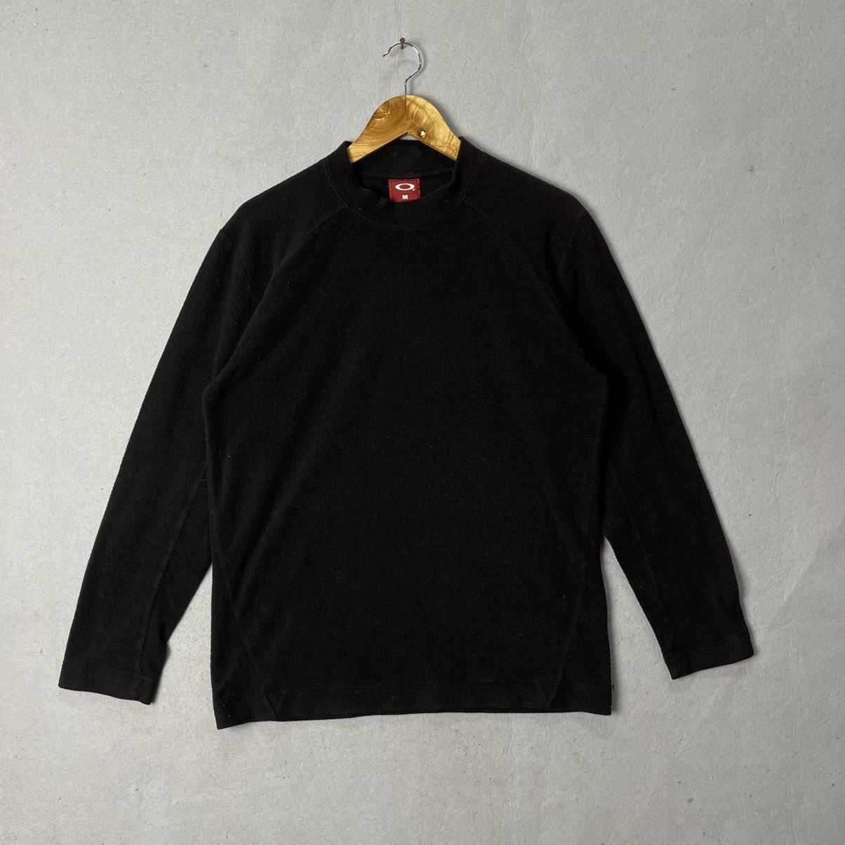 Oakley Oakley Fleece Crewneck Pullover – Black (Made in Canada) Size US M / EU 48-50 / 2 - 1 Thumbnail