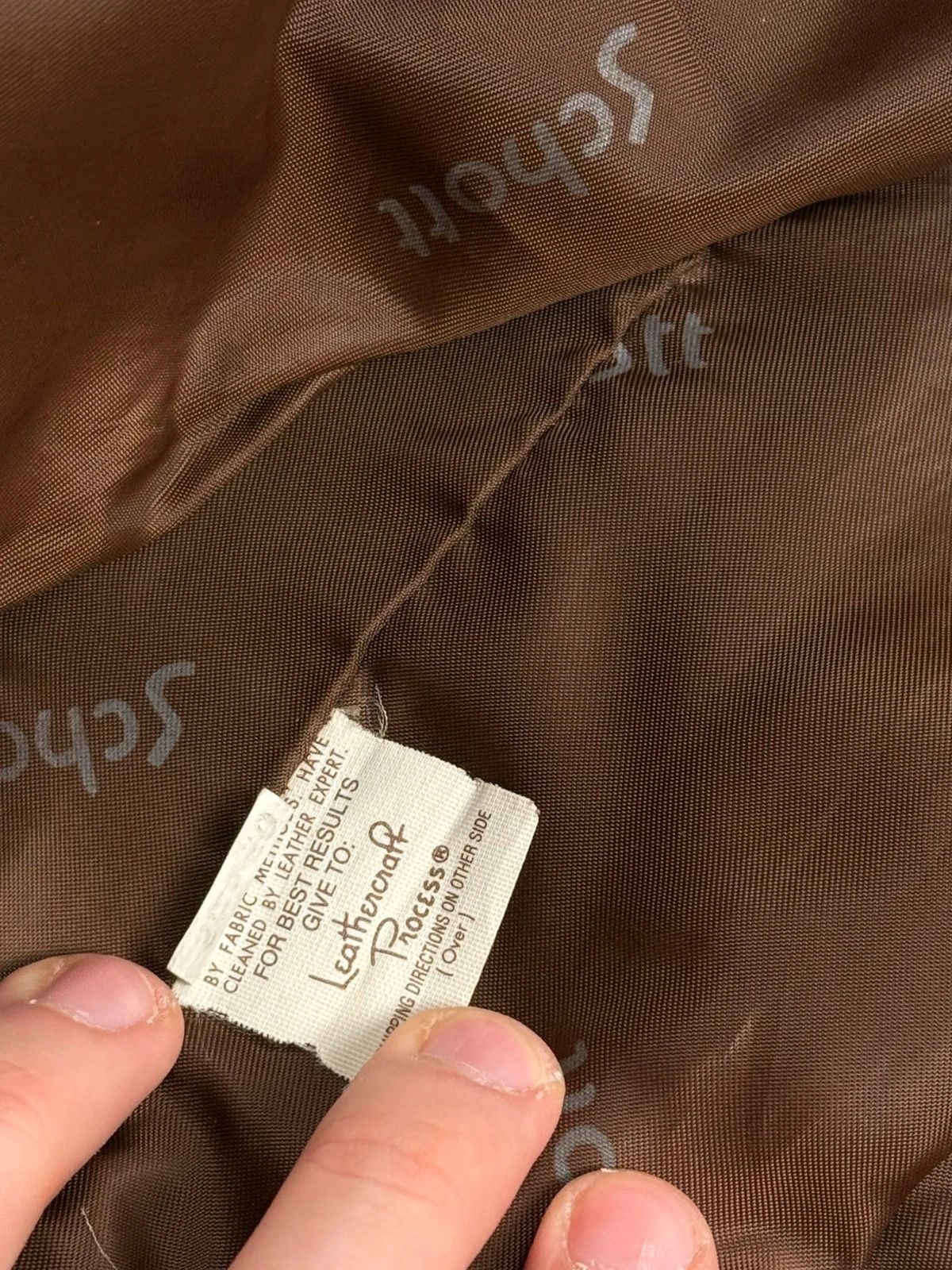 Schott Schott leather jacket vintage 1980s 1970s rétro made in USA Size US XL / EU 56 / 4 - 14 Thumbnail