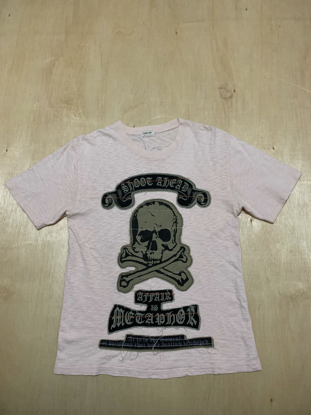 Hysteric Glamour × If Six Was Nine × Japanese Brand Y2k Thomas Hady Shooc Ahead Skull Tshirt Punk Style Size US M / EU 48-50 / 2 - 1 Thumbnail
