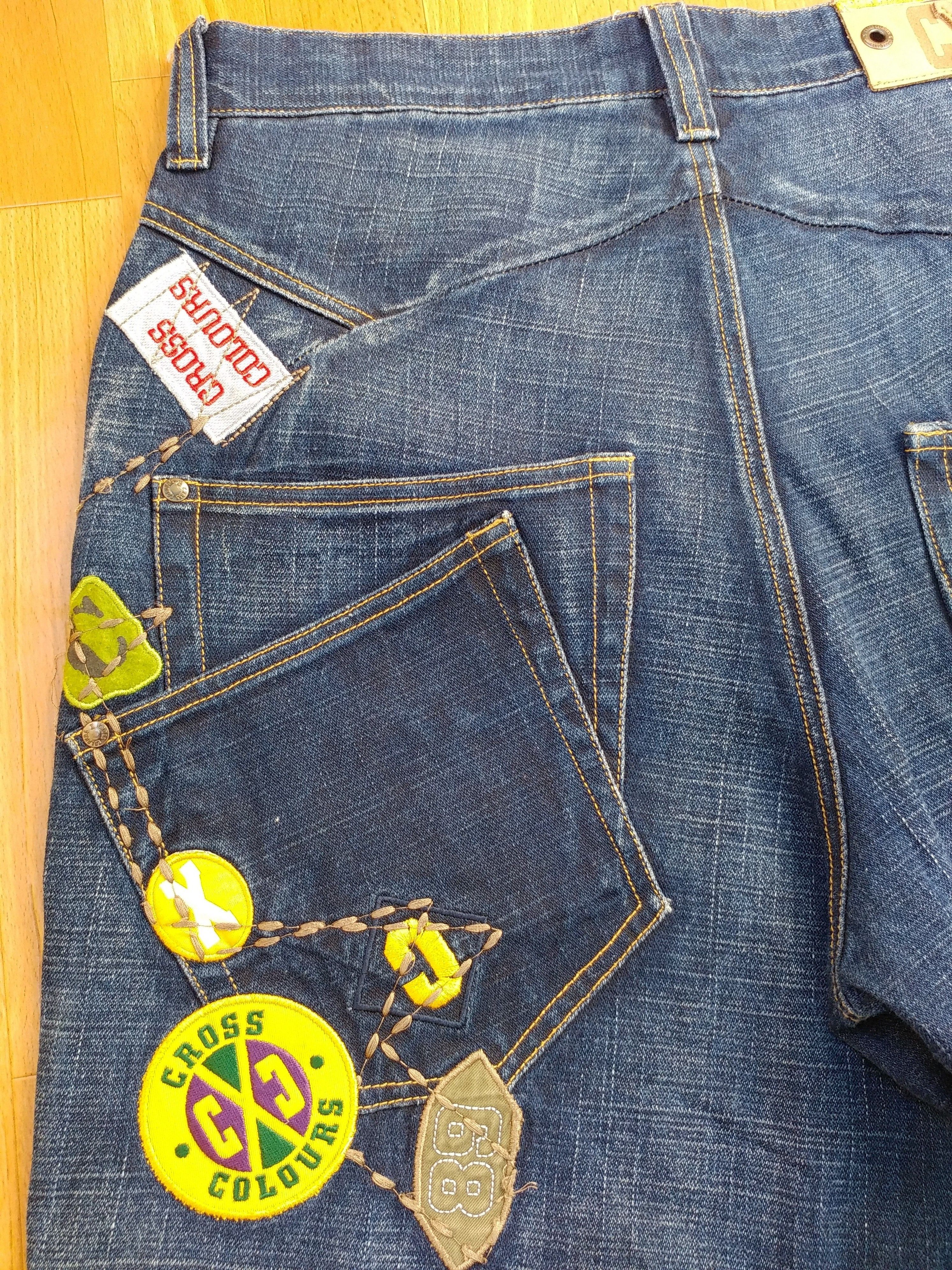 Cross Colours Cross Colours jeans, vintage, 90s hip hop, baggy, 1990s W 32 Size US 32 / EU 48 - 8 Thumbnail