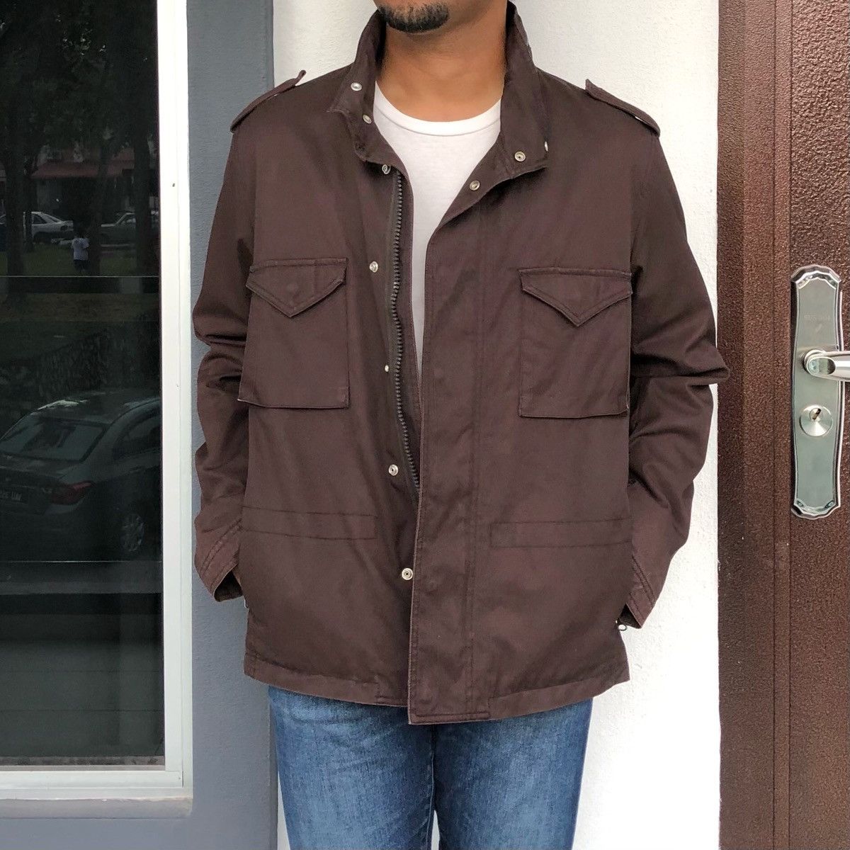 Zara Zara Man Field Military Brown Jacket Size US L / EU 52-54 / 3 - 3 Thumbnail