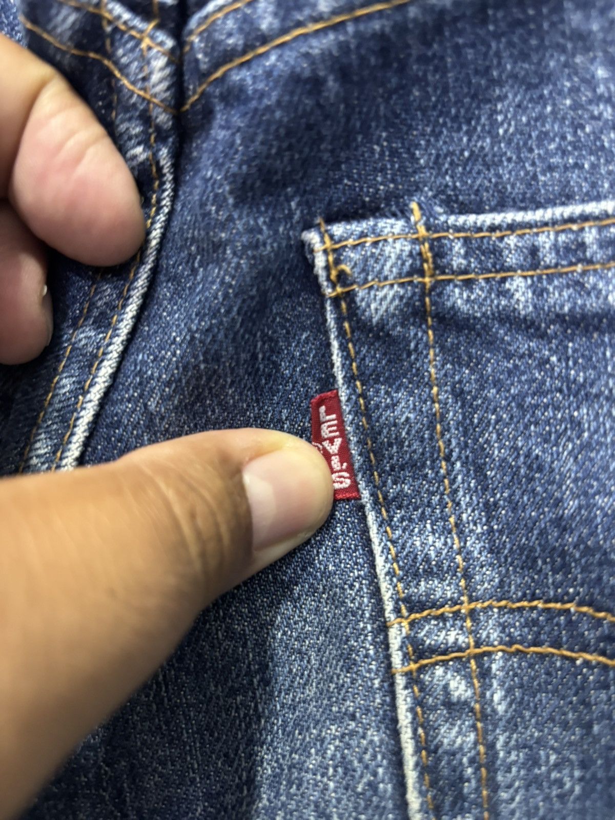 Levi's Vintage Levis 502 Big E Selvedge Jeans Size US 30 / EU 46 - 7 Thumbnail