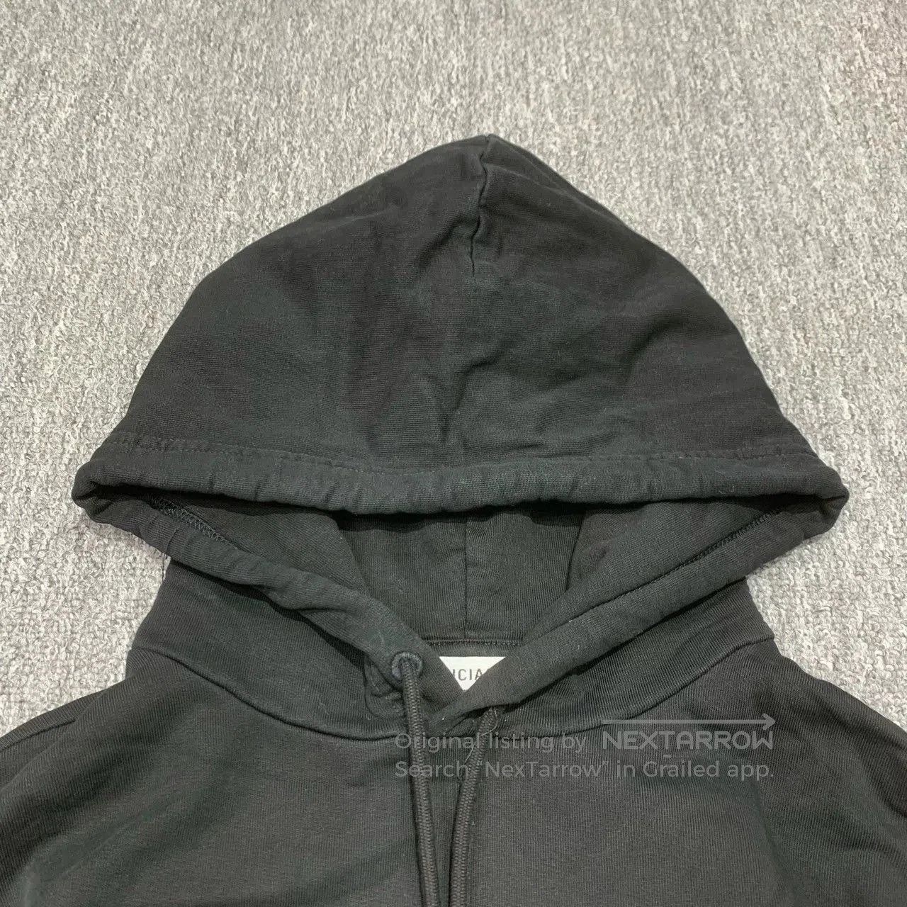 Balenciaga balenciaga black double hook hoodie sweatshirt. Size US S / EU 44-46 / 1 - 9 Thumbnail