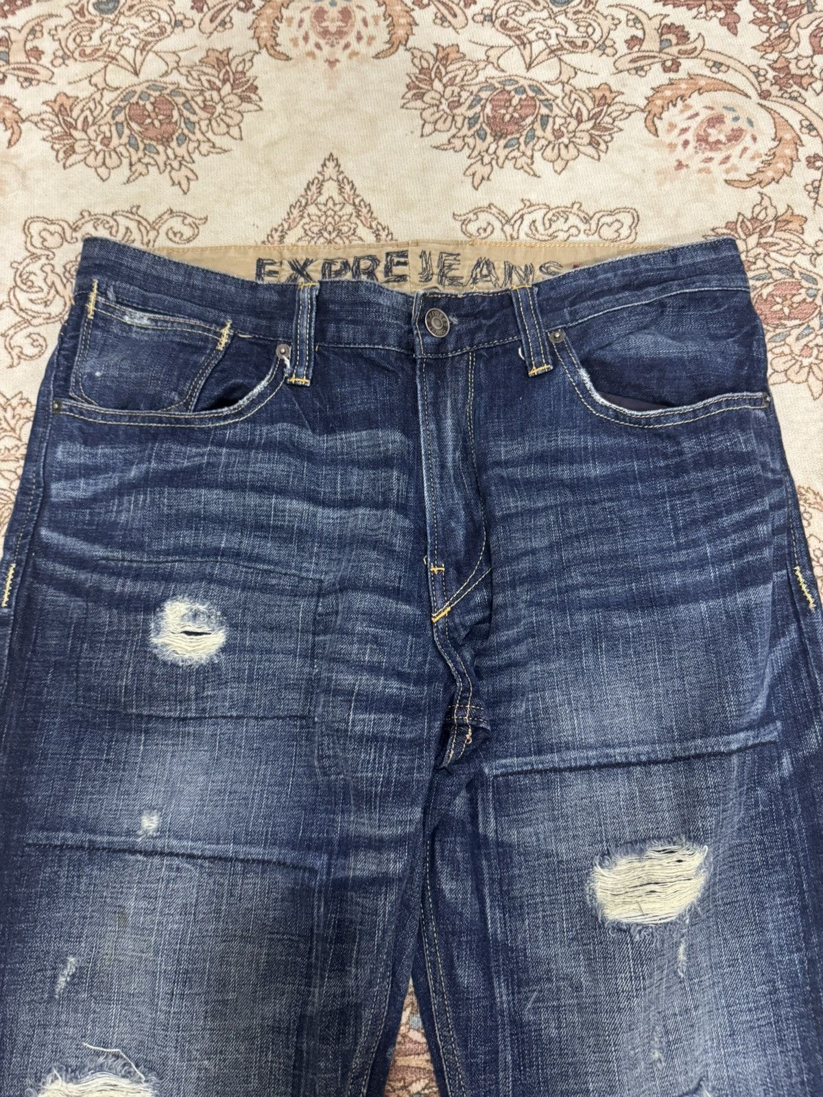 Japanese Brand × Vintage Vintage Express Jeans Slim Fit Low Rise Bootcut Size US 36 / EU 52 - 6 Thumbnail