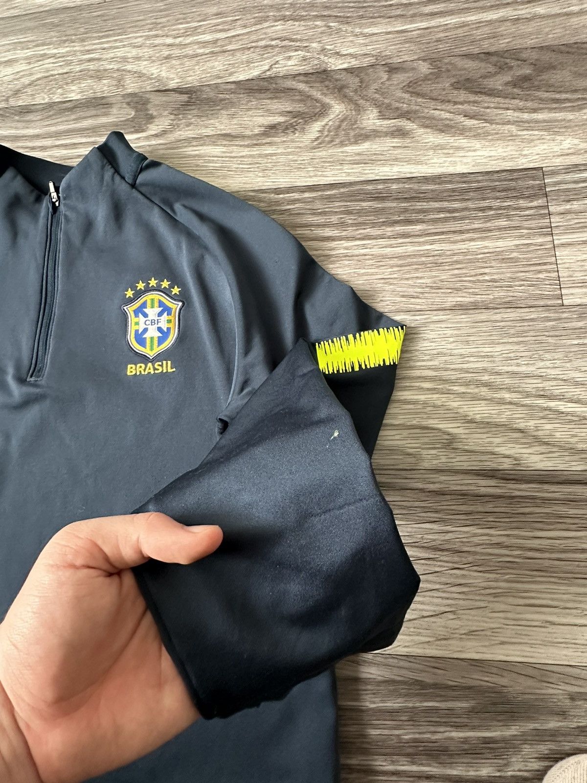 Nike Nike Brazil 2018-2019 Training Footbal Sweatshirt hype bloke Size US S / EU 44-46 / 1 - 10 Thumbnail