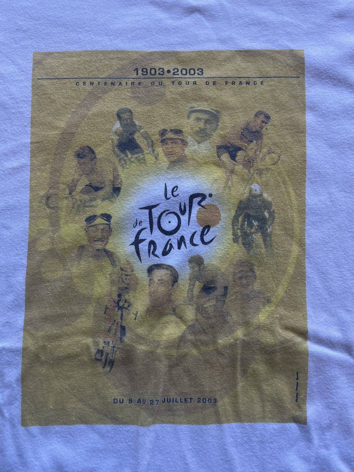 Vintage Vintage Le Du Tour De France 2003’s Tshirt Size US XL / EU 56 / 4 - 5 Thumbnail