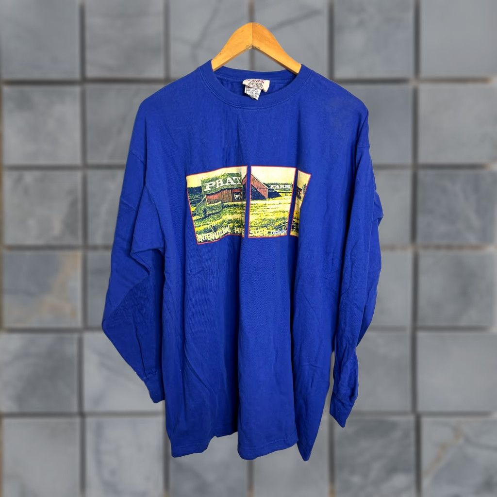Phat Farm VINTAGE Phat Farm T-Shirt 2XL Blue Men's Graphic Skull 90s 5552 Size US XXL / EU 58 / 5 - 1 Thumbnail