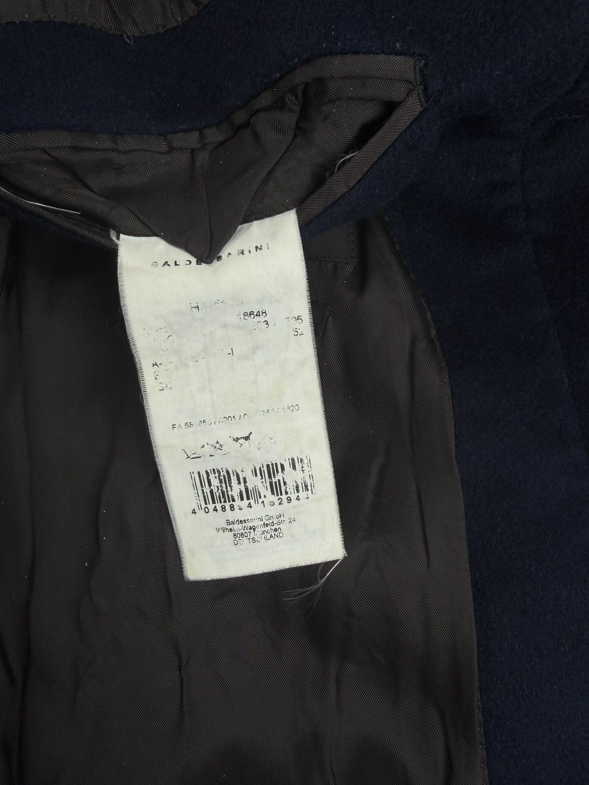 Baldessarini Baldessarini Cashmere Blend Coat Jacket Navy Blue Size US L / EU 52-54 / 3 - 10 Thumbnail