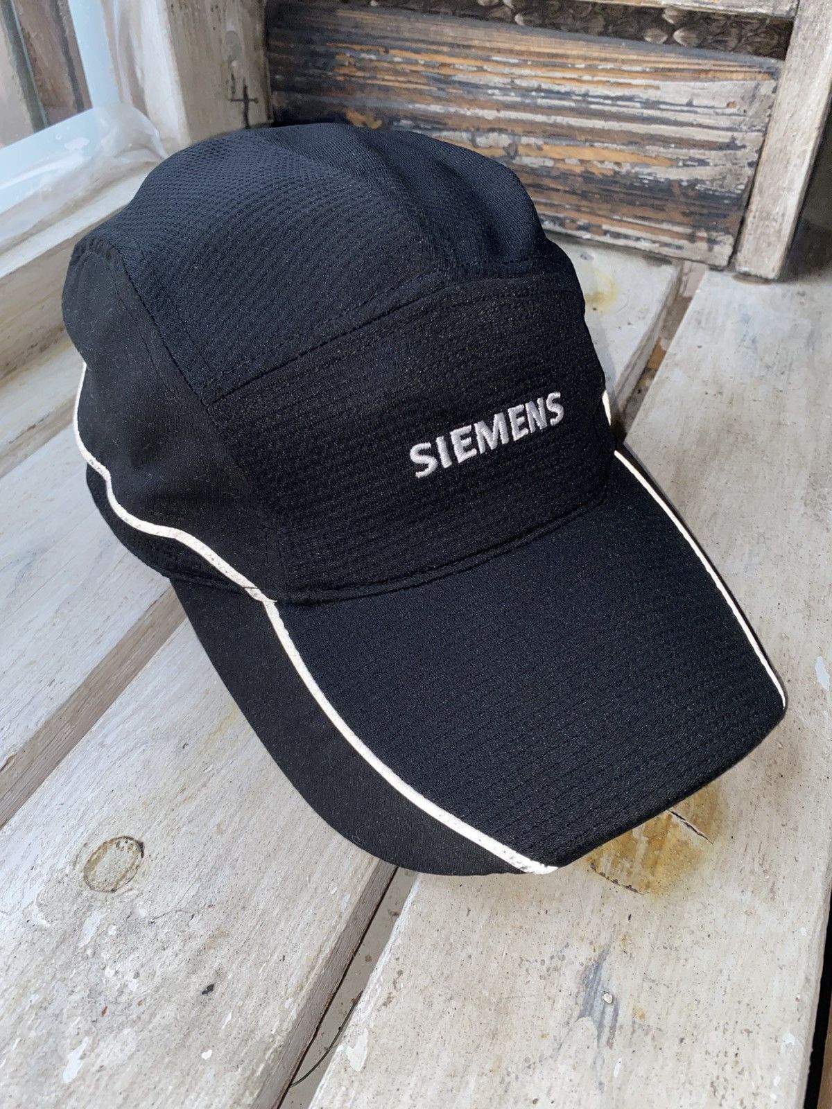 Vintage 90s Siemens Vintage Nylon Trucker Hat Cap Drill rare Y2K Size ONE SIZE - 2 Thumbnail